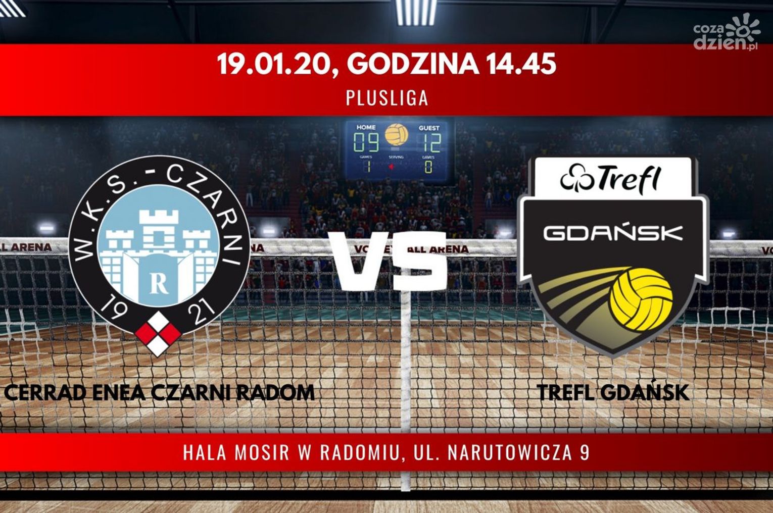 Cerrad Enea Czarni Radom - Trefl Gdańsk (relacja LIVE)