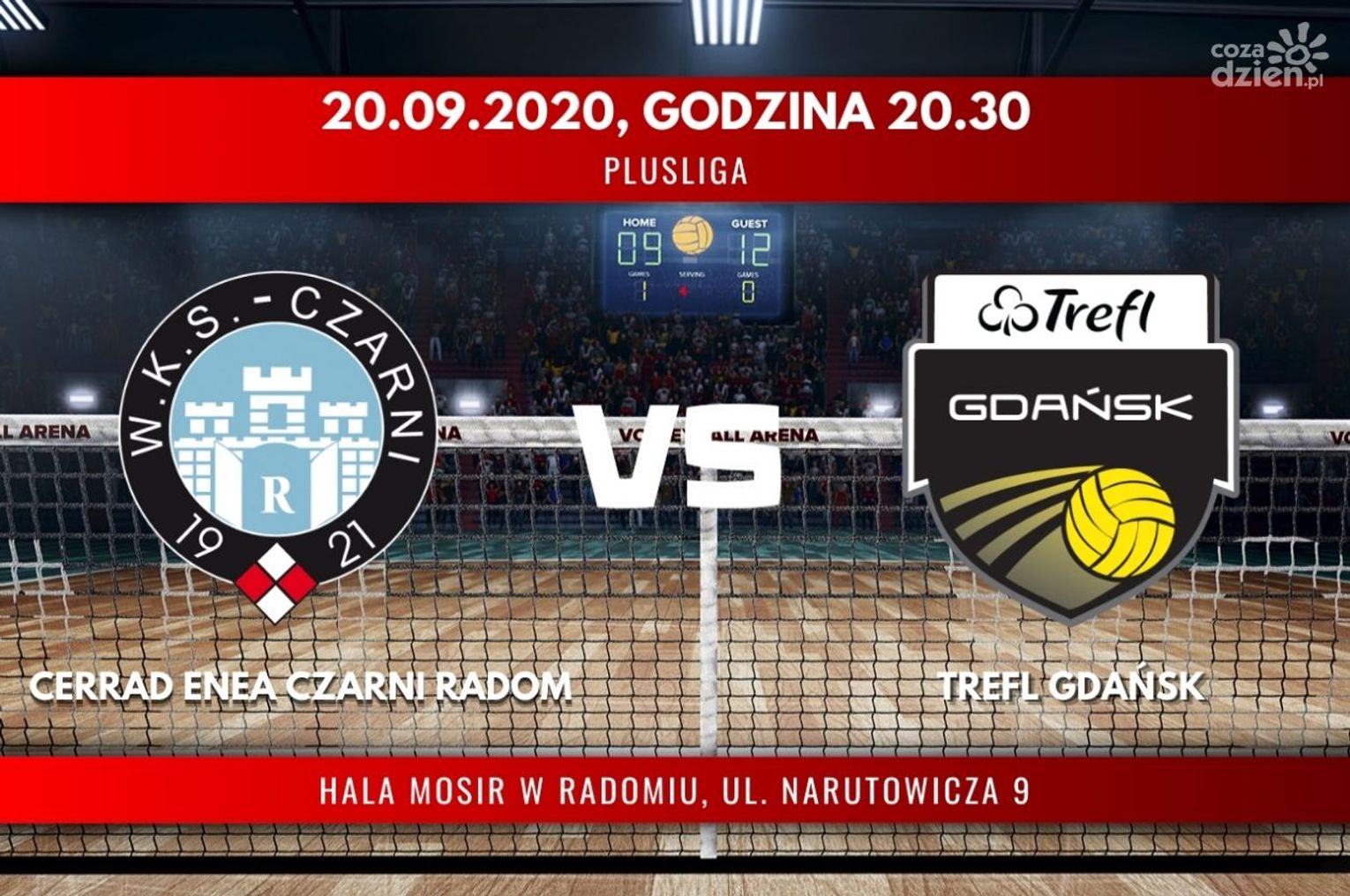 Cerrad Enea Czarni Radom - Trefl Gdańsk (relacja LIVE) Cerrad Enea Czarni Radom - Trefl Gdańsk (relacja LIVE)
