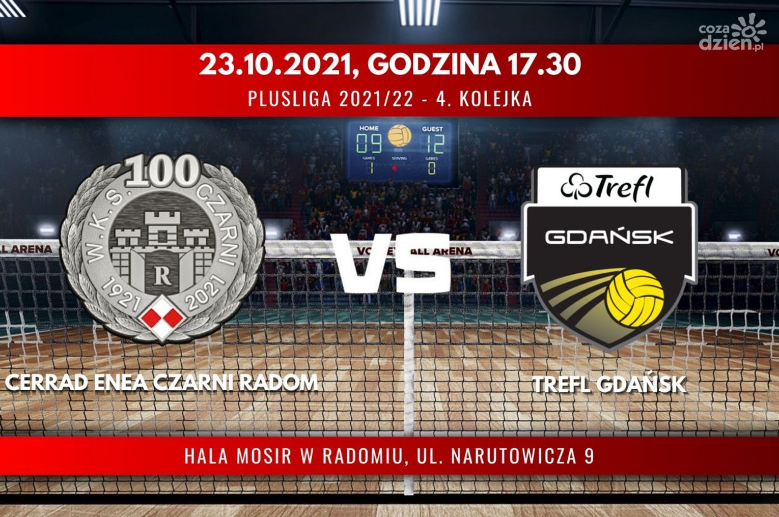 Cerrad Enea Czarni Radom - Trefl Gdańsk (relacja LIVE)