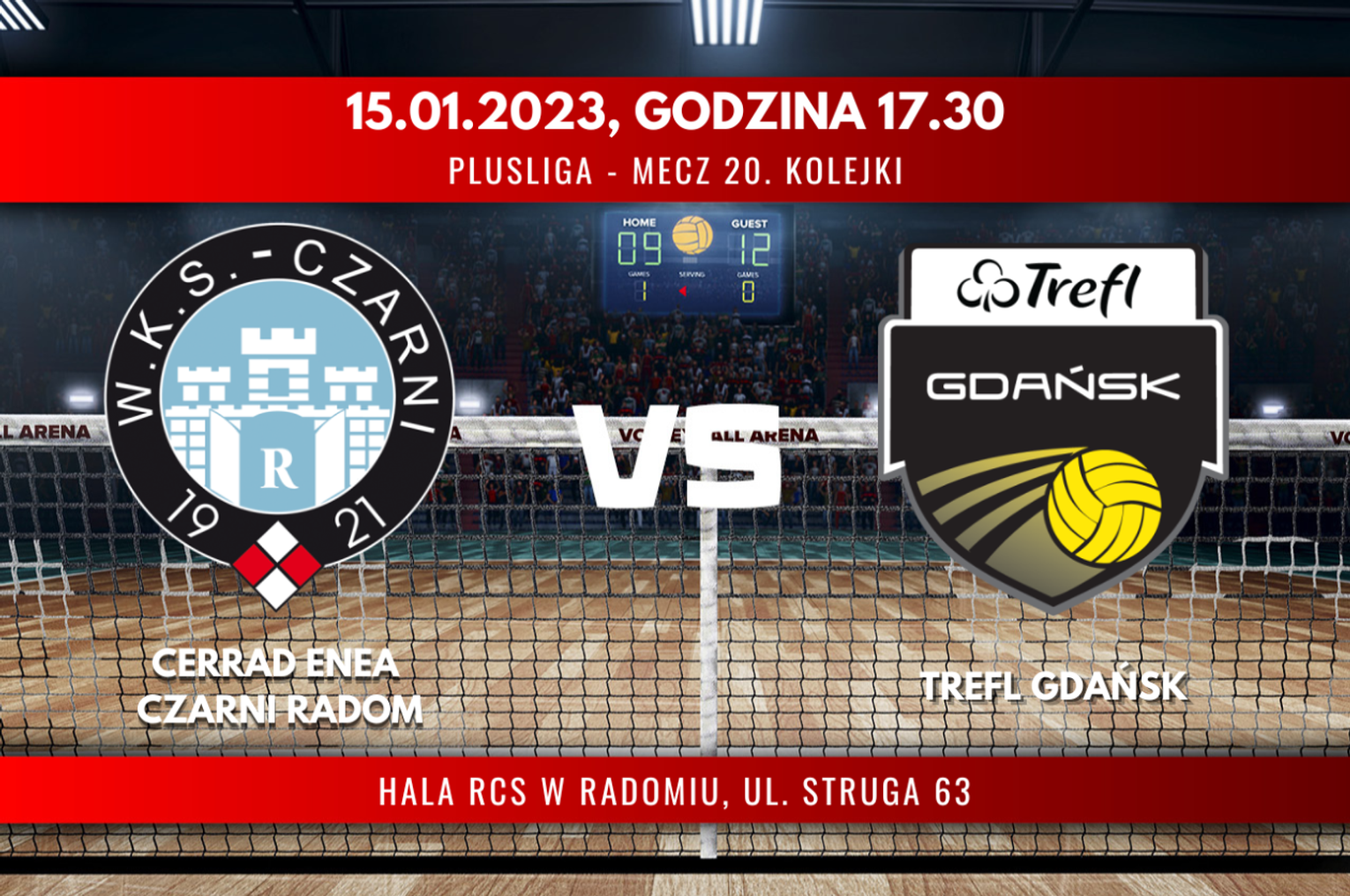 Cerrad Enea Czarni Radom - Trefl Gdańsk (relacja LIVE) Cerrad Enea Czarni Radom - Trefl Gdańsk (relacja LIVE)