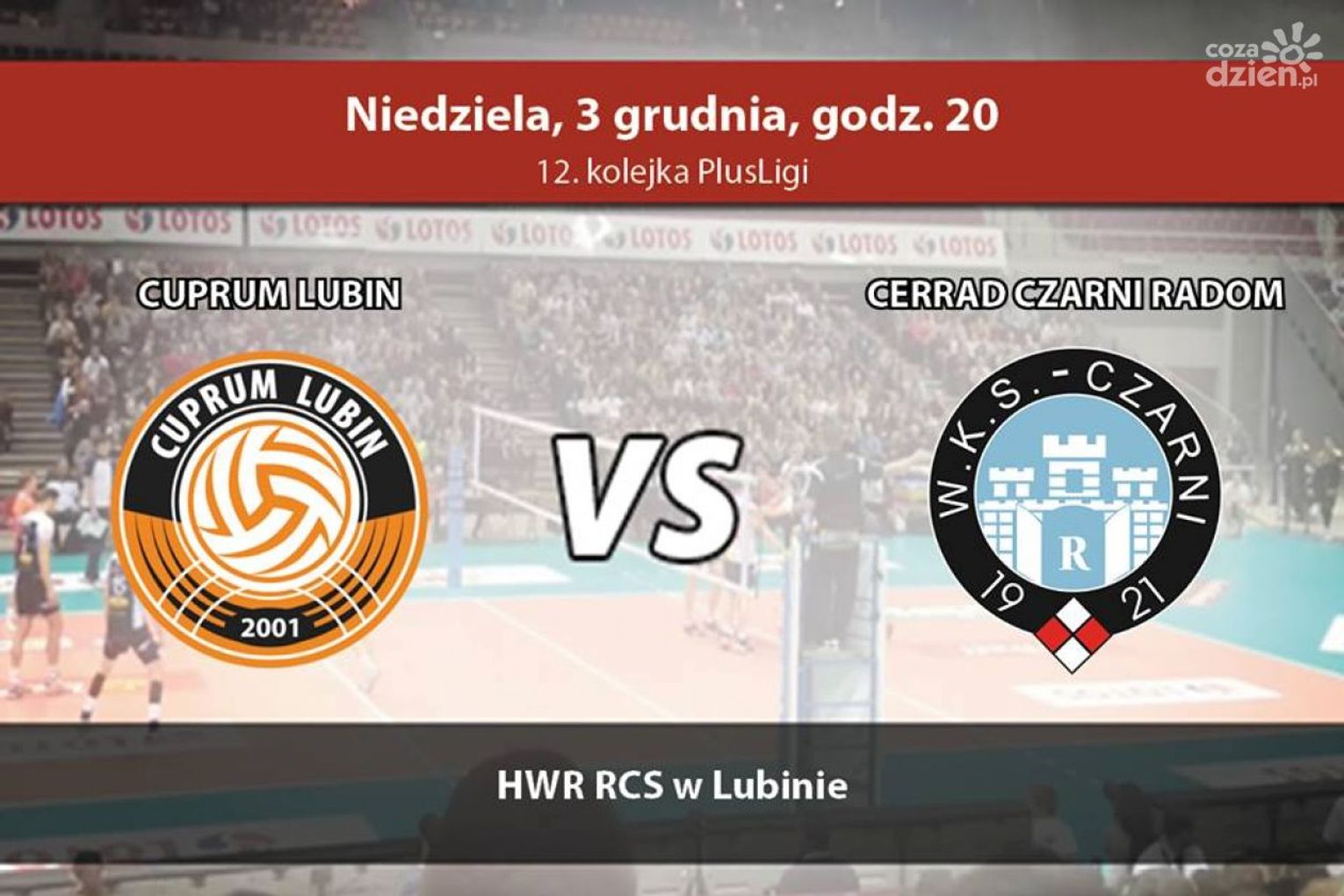 Cuprum Lubin - Cerrad Czarni Radom 2:3 (zapis relacji LIVE)