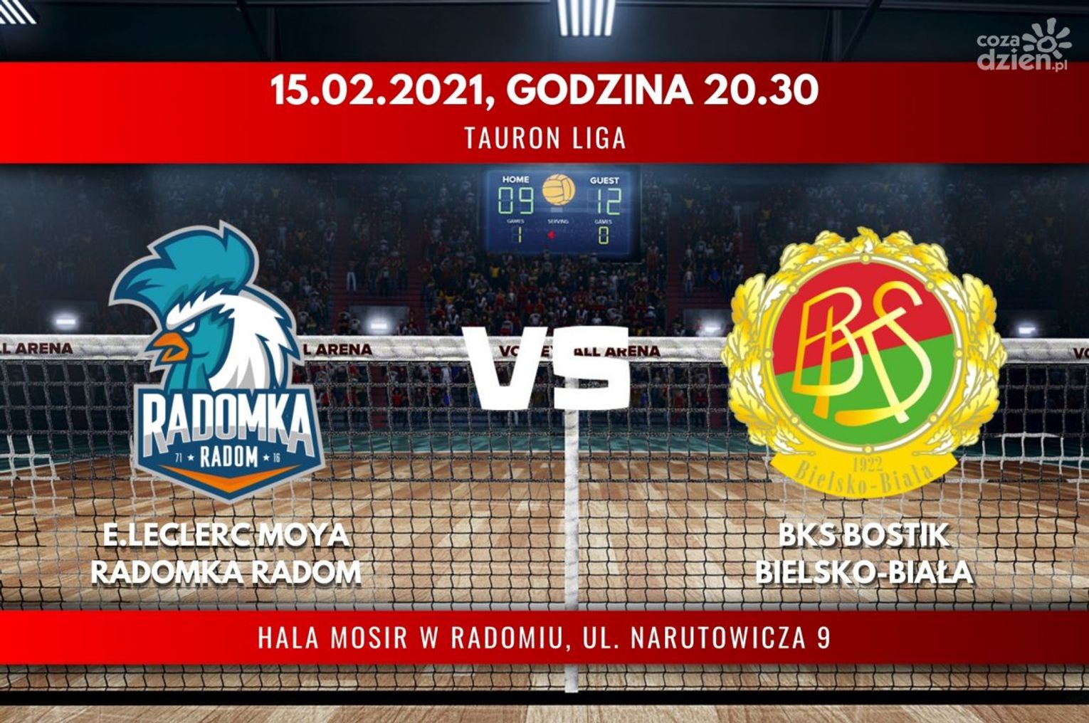 E.Leclerc Moya Radomka Radom - BKS Bostik Bielsko-Biała (relacja LIVE)