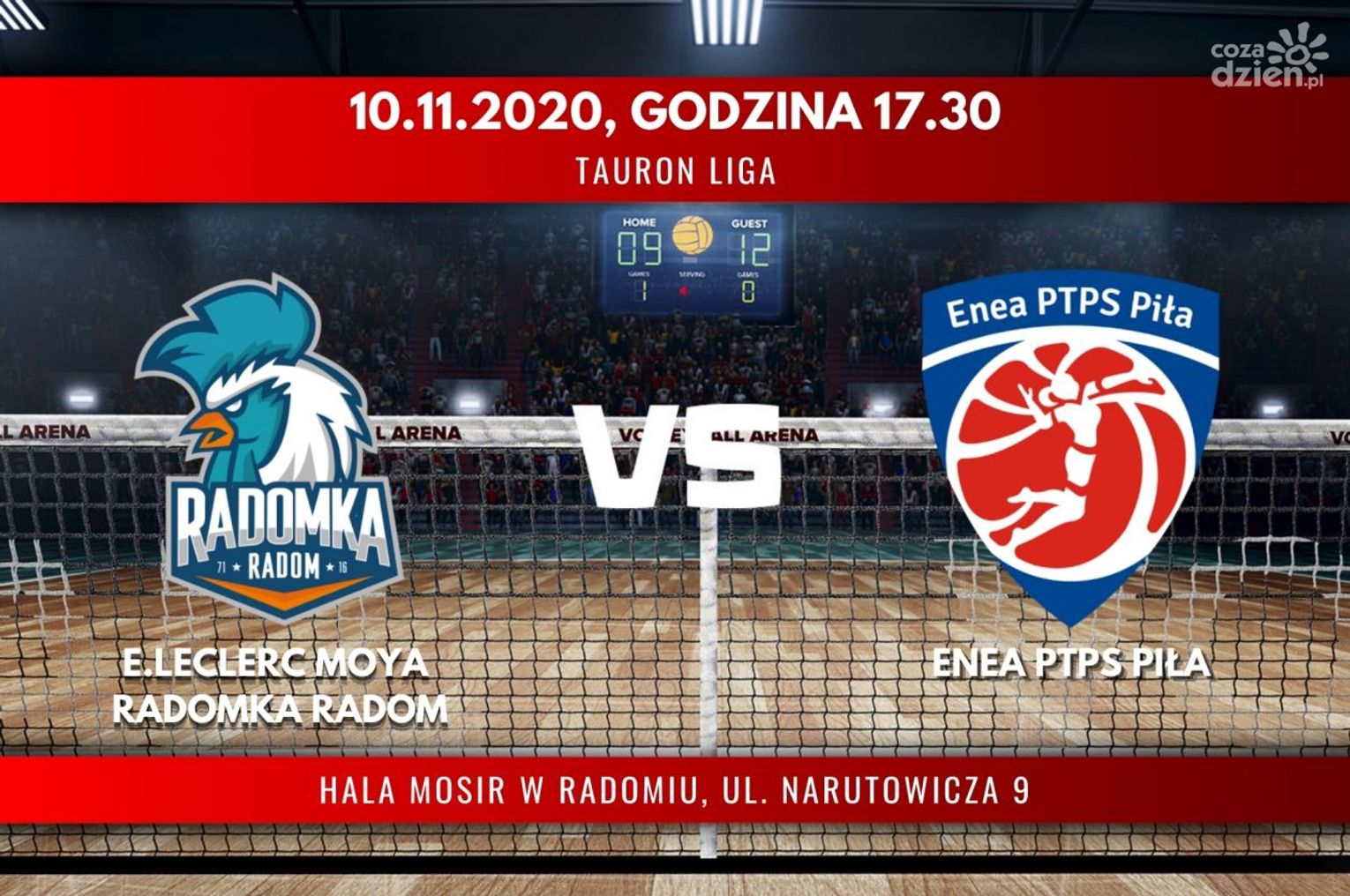 E.Leclerc Moya Radomka Radom - Enea PTPS Piła (relacja LIVE) E.Leclerc Moya Radomka Radom - Enea PTPS Piła (relacja LIVE)