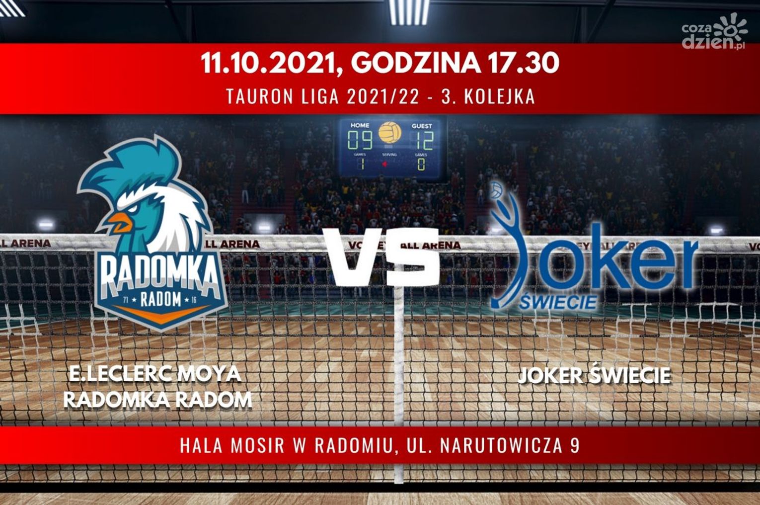 E.Leclerc Moya Radomka Radom - Joker Świecie (relacja LIVE)