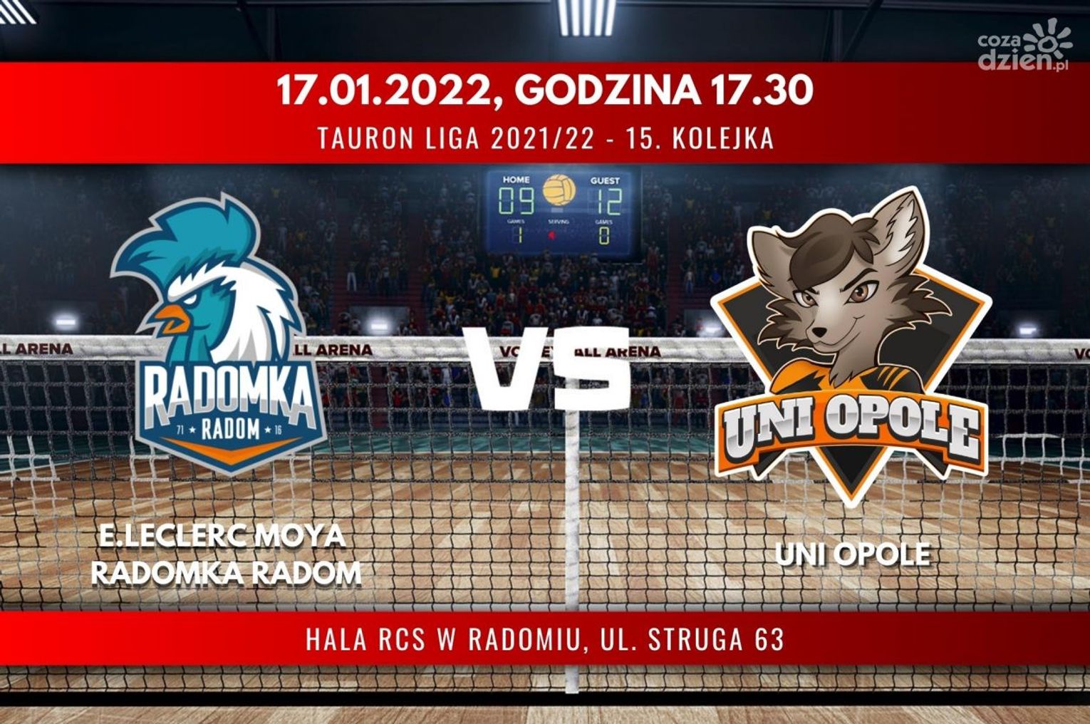 E.Leclerc Moya Radomka Radom - Uni Opole (relacja LIVE) E.Leclerc Moya Radomka Radom - Uni Opole (relacja LIVE)