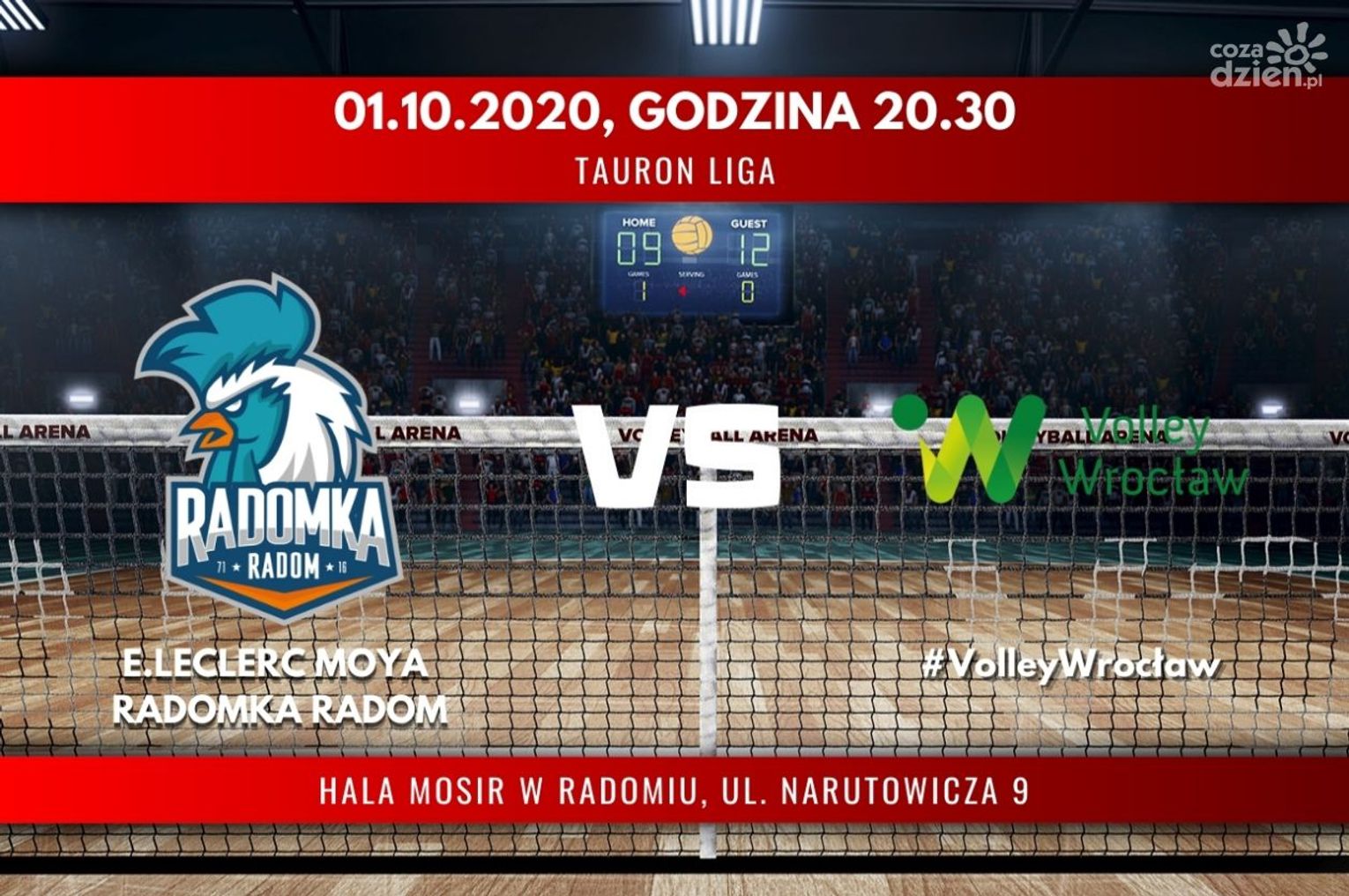 E.Leclerc Moya Radomka Radom - #VolleyWrocław (relacja LIVE) E.Leclerc Moya Radomka Radom - #VolleyWrocław (relacja LIVE)