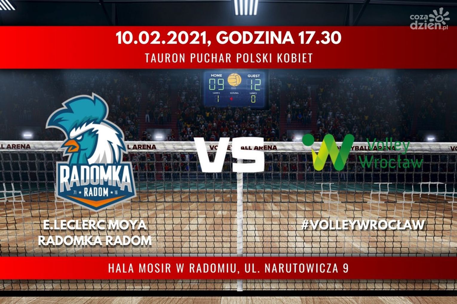 E.Leclerc Moya Radomka Radom - #VolleyWrocław (relacja LIVE)