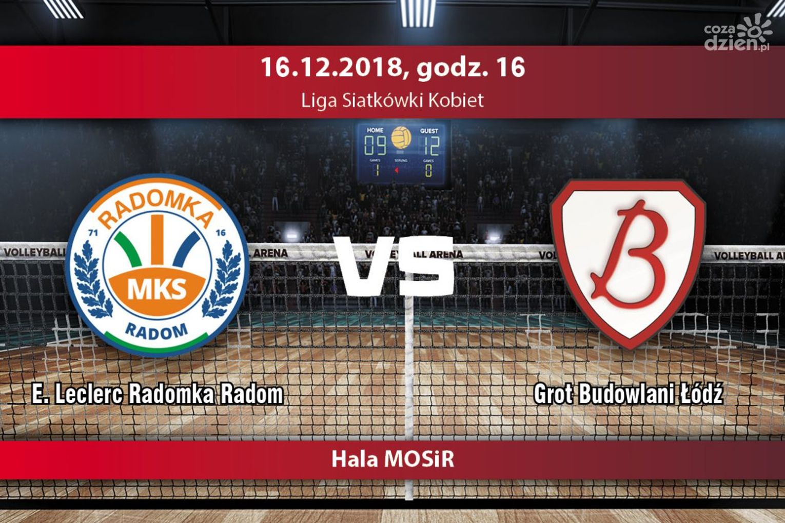 E. Leclerc Radomka - Budowlani Łódź (relacja LIVE)