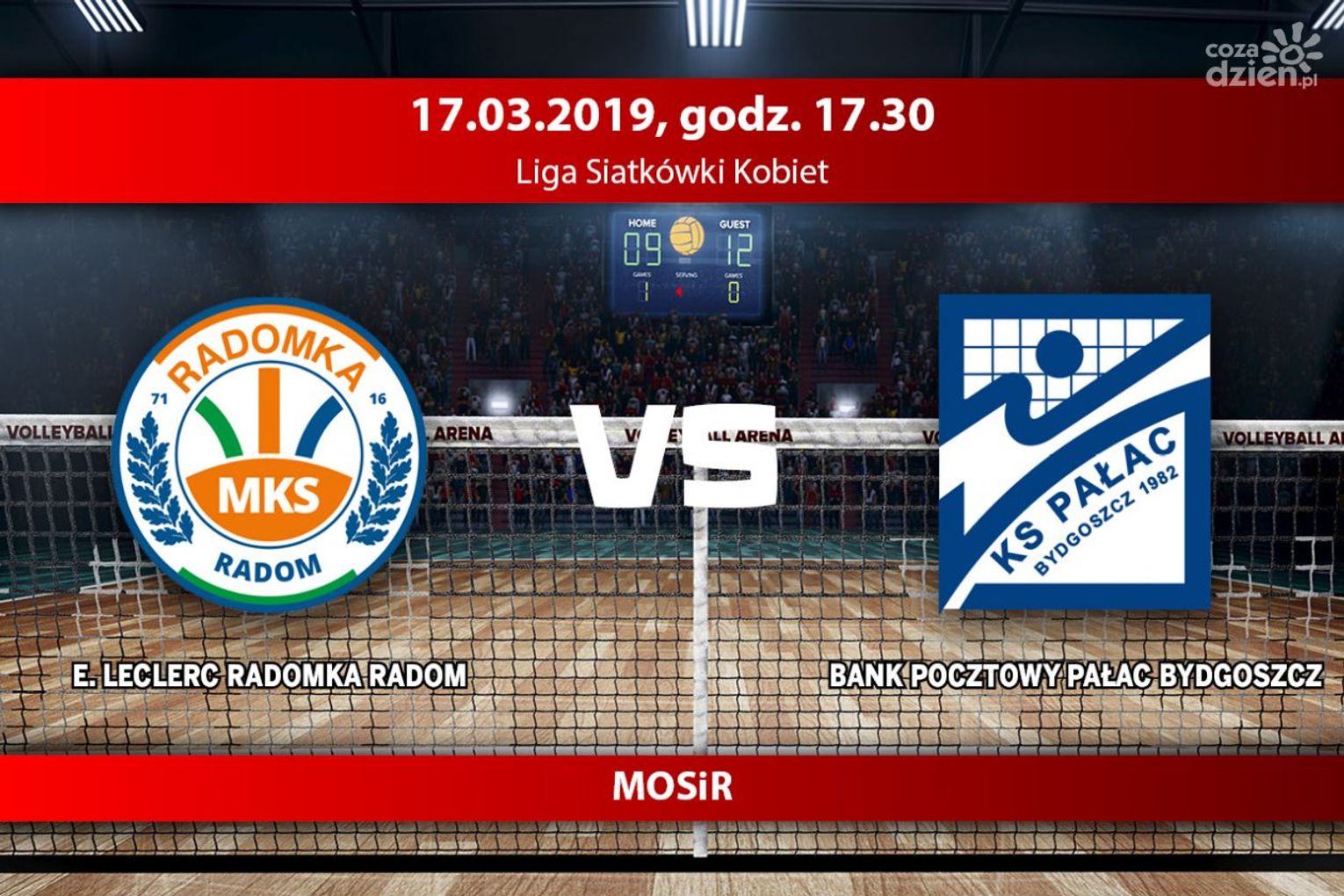 E. Leclerc Radomka - Pałac Bydgoszcz (relacja LIVE) E. Leclerc Radomka - Pałac Bydgoszcz (relacja LIVE)