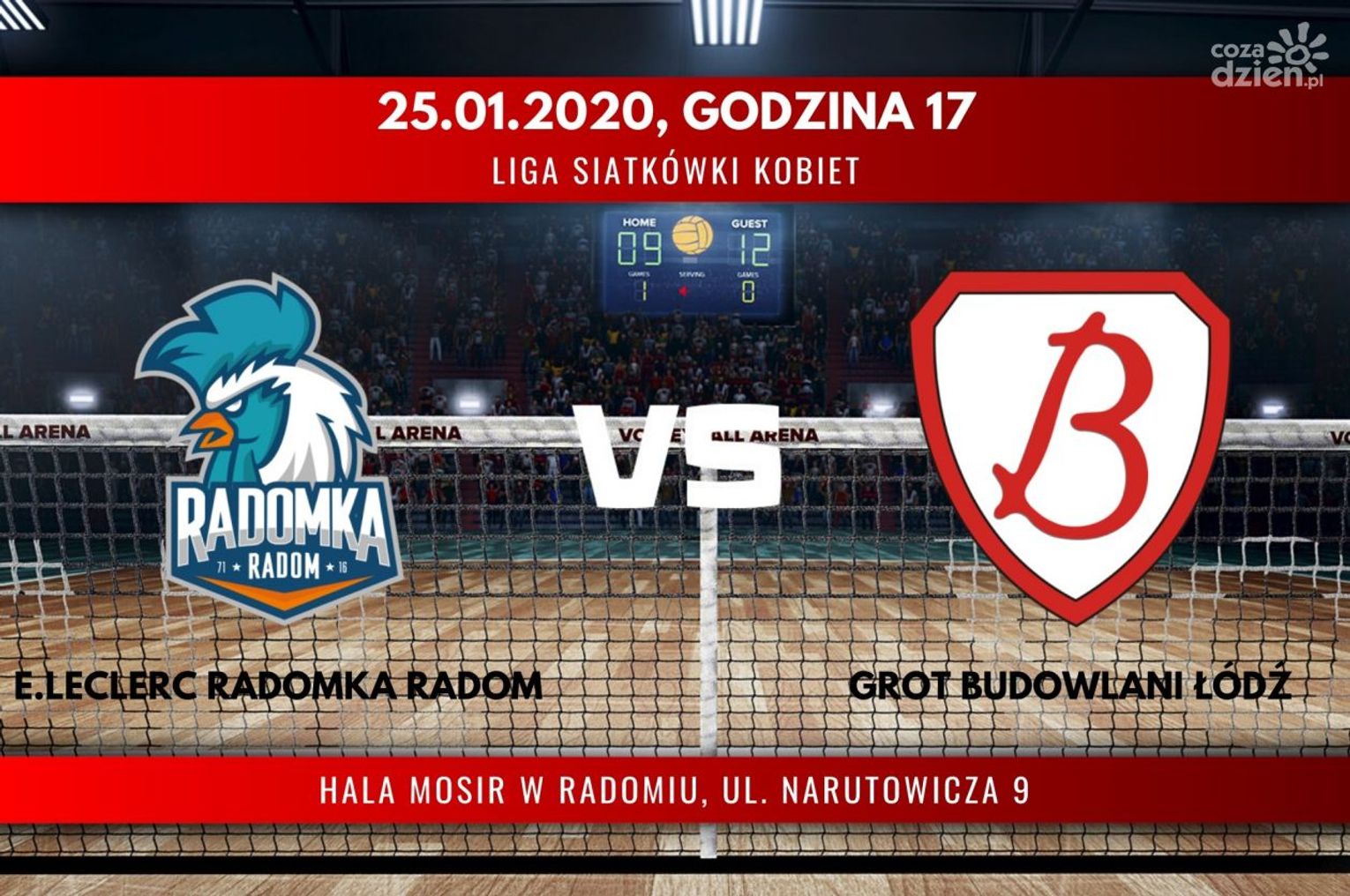 E.Leclerc Radomka Radom - Grot Budowlani Łódź (relacja LIVE) E.Leclerc Radomka Radom - Grot Budowlani Łódź (relacja LIVE)