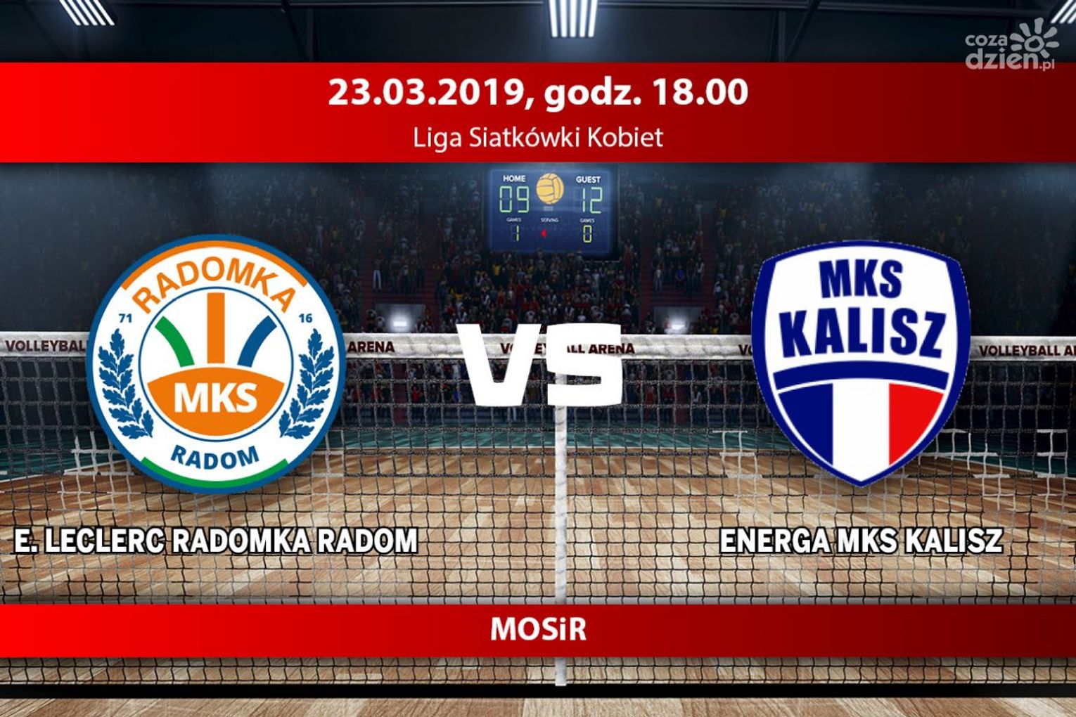 E. Leclerc Radomka Radom - MKS Kalisz (relacja LIVE) E. Leclerc Radomka Radom - MKS Kalisz (relacja LIVE)