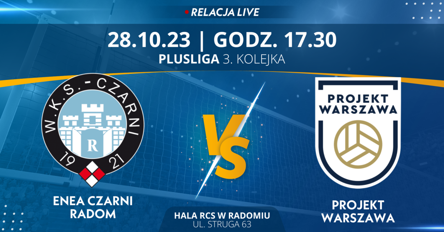 Enea Czarni Radom - Projekt Warszawa (relacja LIVE)