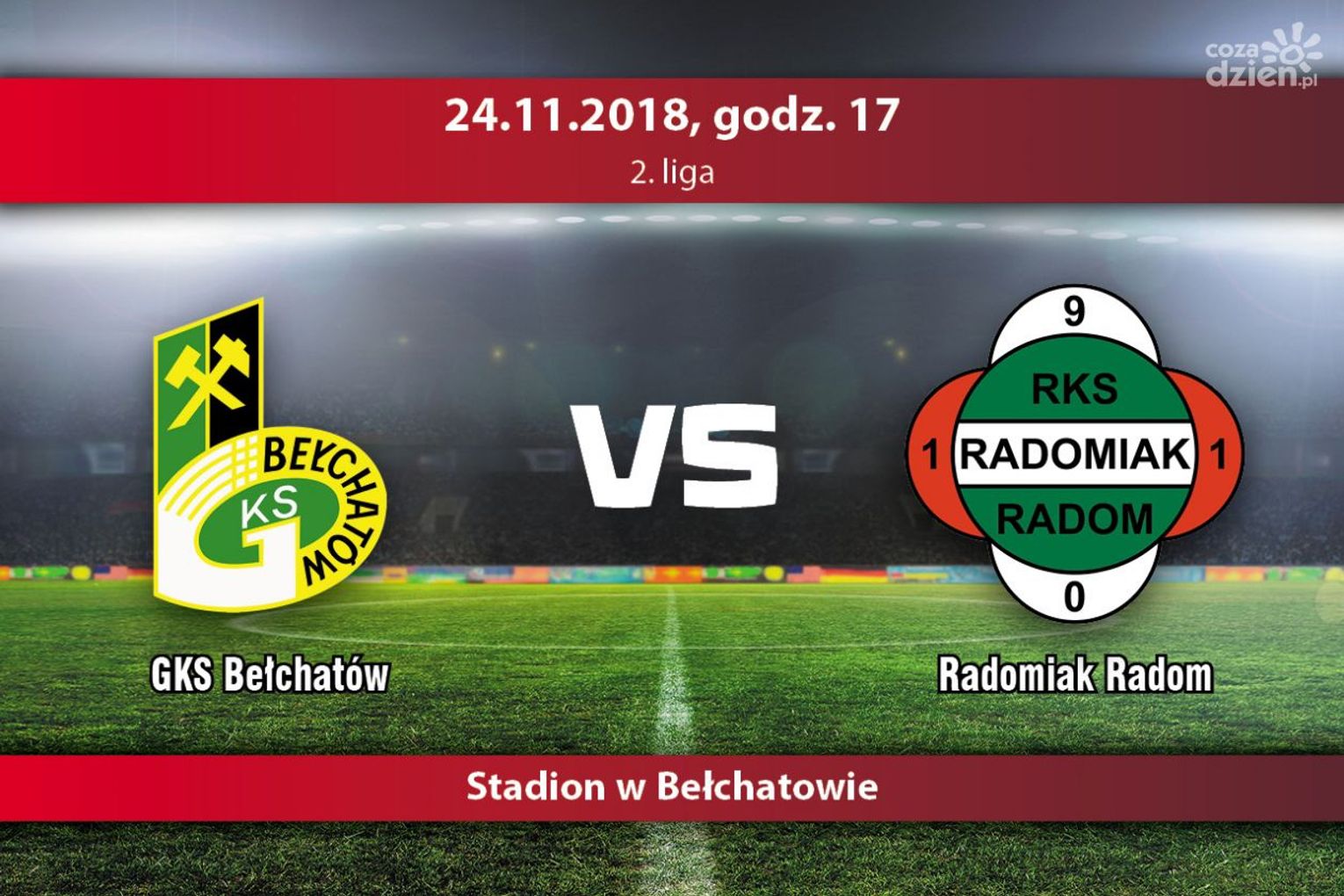 GKS Bełchatów - Radomiak Radom (relacja LIVE)