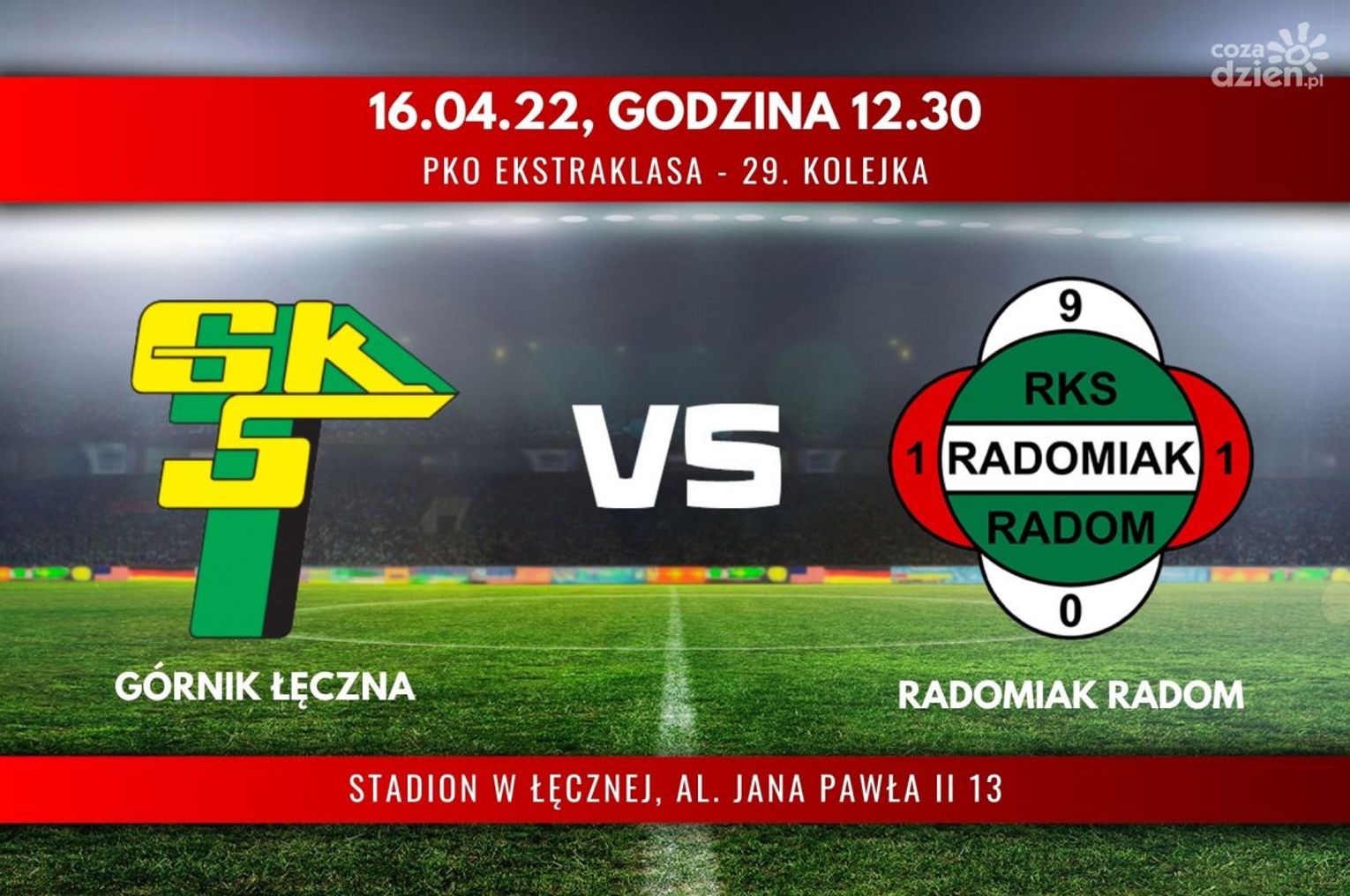 Górnik Łęczna - Radomiak Radom (relacja LIVE) Górnik Łęczna - Radomiak Radom (relacja LIVE)