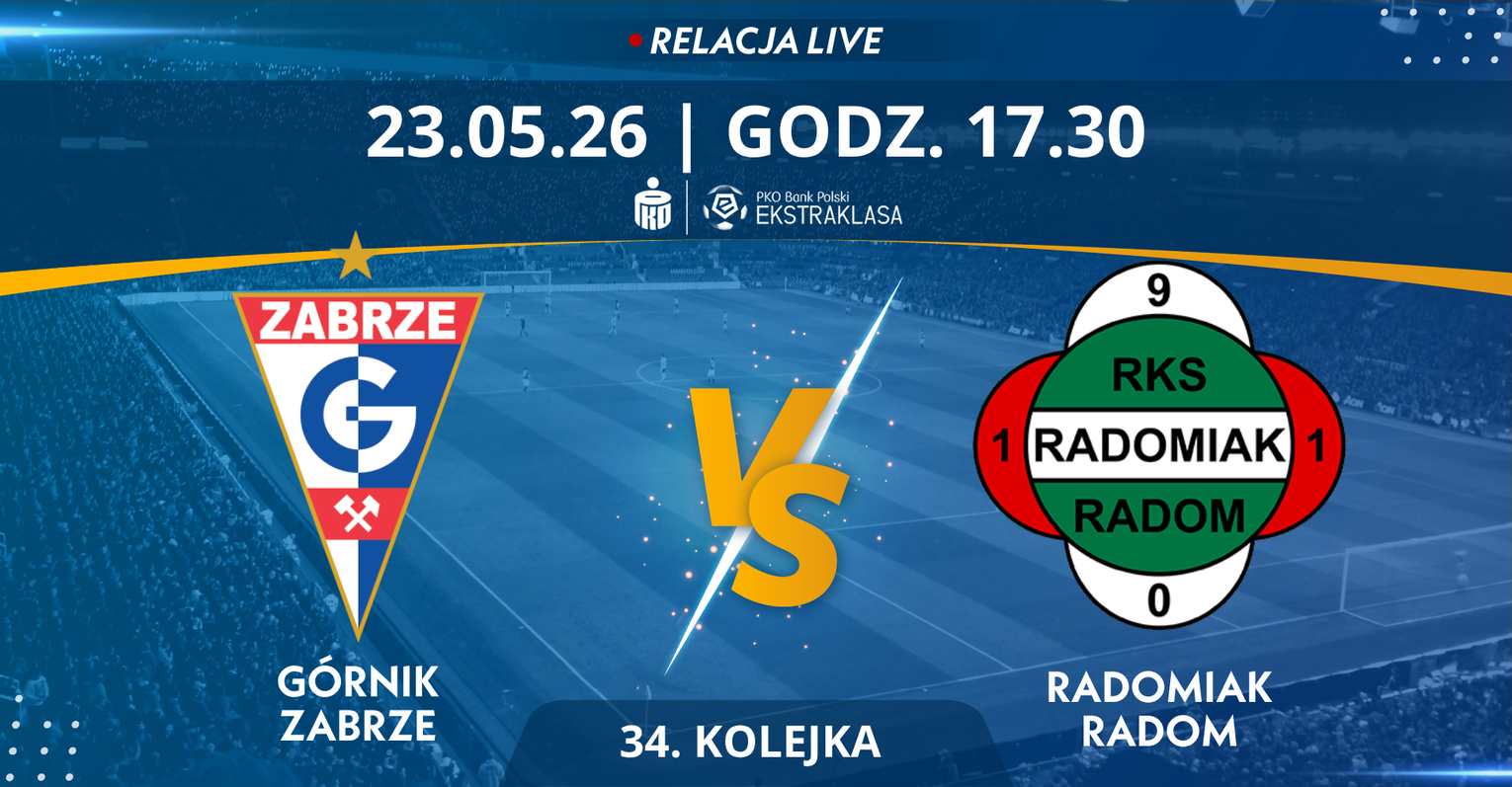 Górnik Zabrze - Radomiak Radom (relacja LIVE) Górnik Zabrze - Radomiak Radom (relacja LIVE)
