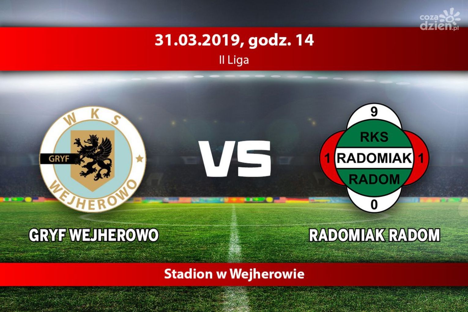 Gryf Wejherowo - Radomiak Radom (relacja LIVE) Gryf Wejherowo - Radomiak Radom (relacja LIVE)