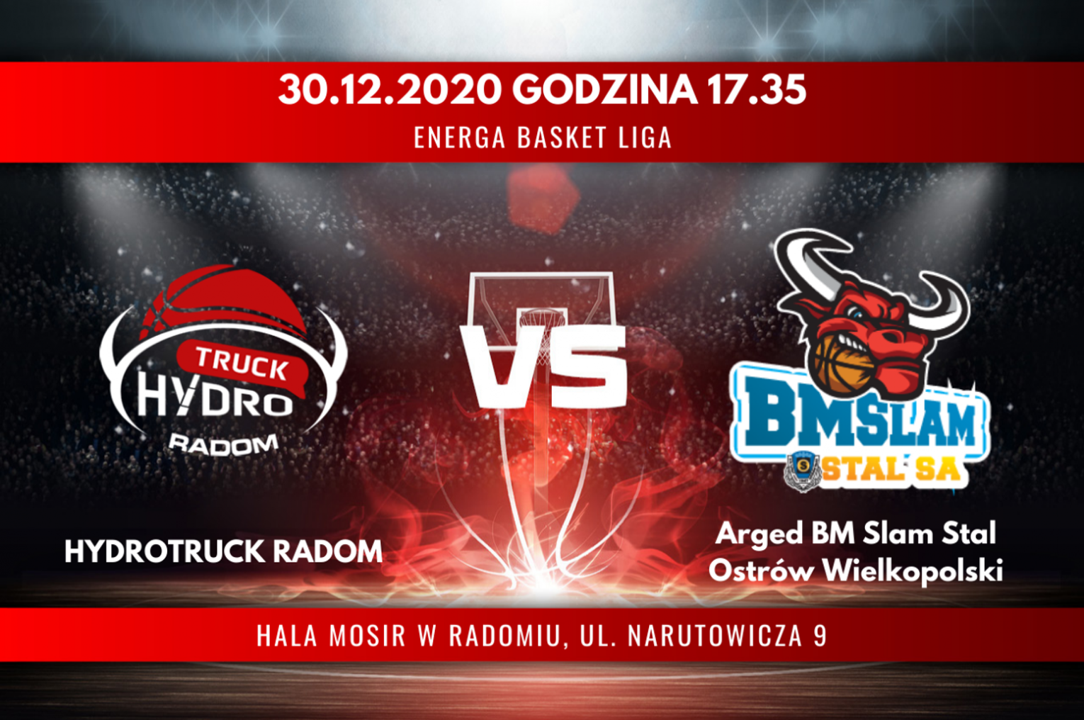 HydroTruck Radom - Arged BM Slam Stal Ostrów Wielkpolski (relacja LIVE)