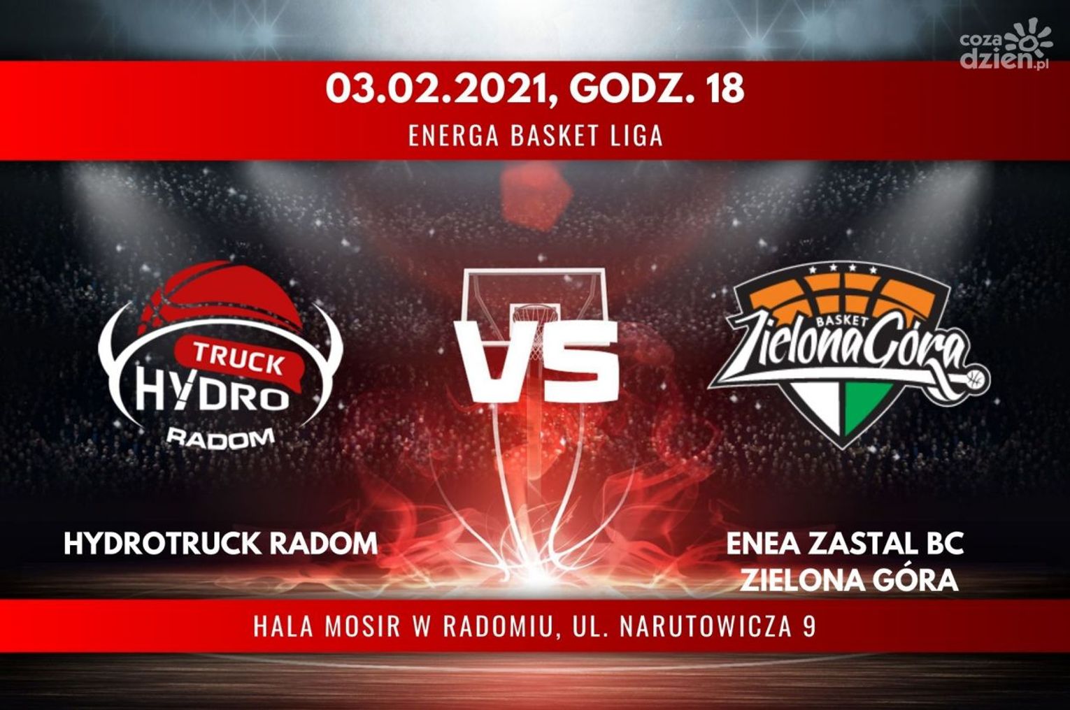 HydroTruck Radom - Enea Zastal Zielona Góra (relacja LIVE)