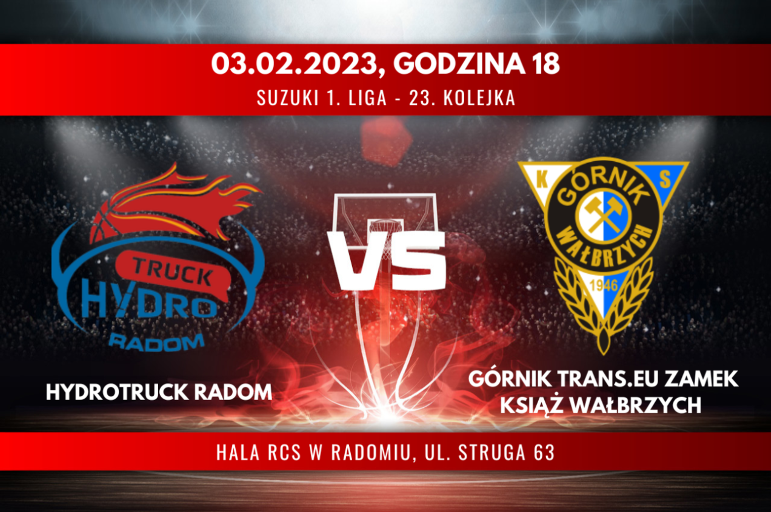 HydroTruck Radom - Górnik Trans.eu Zamek Książ Wałbrzych (relacja LIVE)