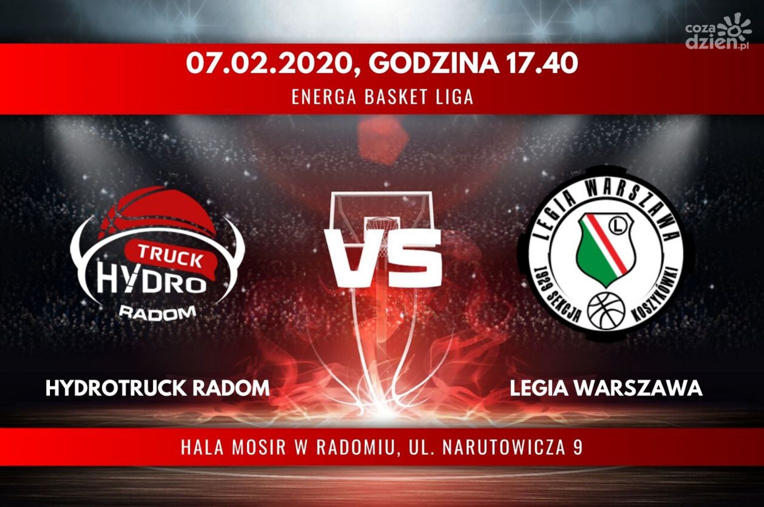 HydroTruck Radom - Legia Warszawa (relacja LIVE) HydroTruck Radom - Legia Warszawa (relacja LIVE)