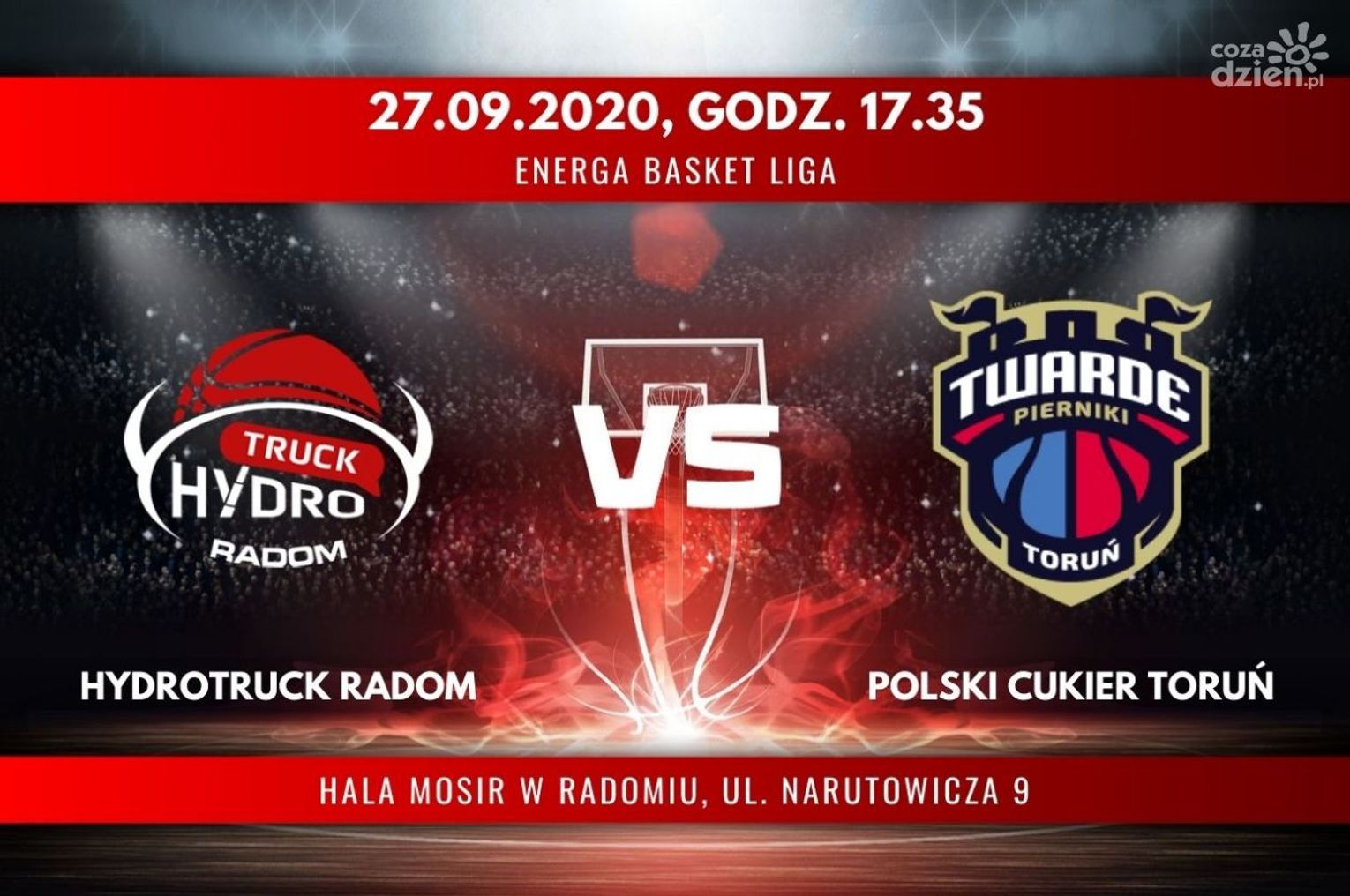 HydroTruck Radom - Polski Cukier Toruń (relacja LIVE) HydroTruck Radom - Polski Cukier Toruń (relacja LIVE)