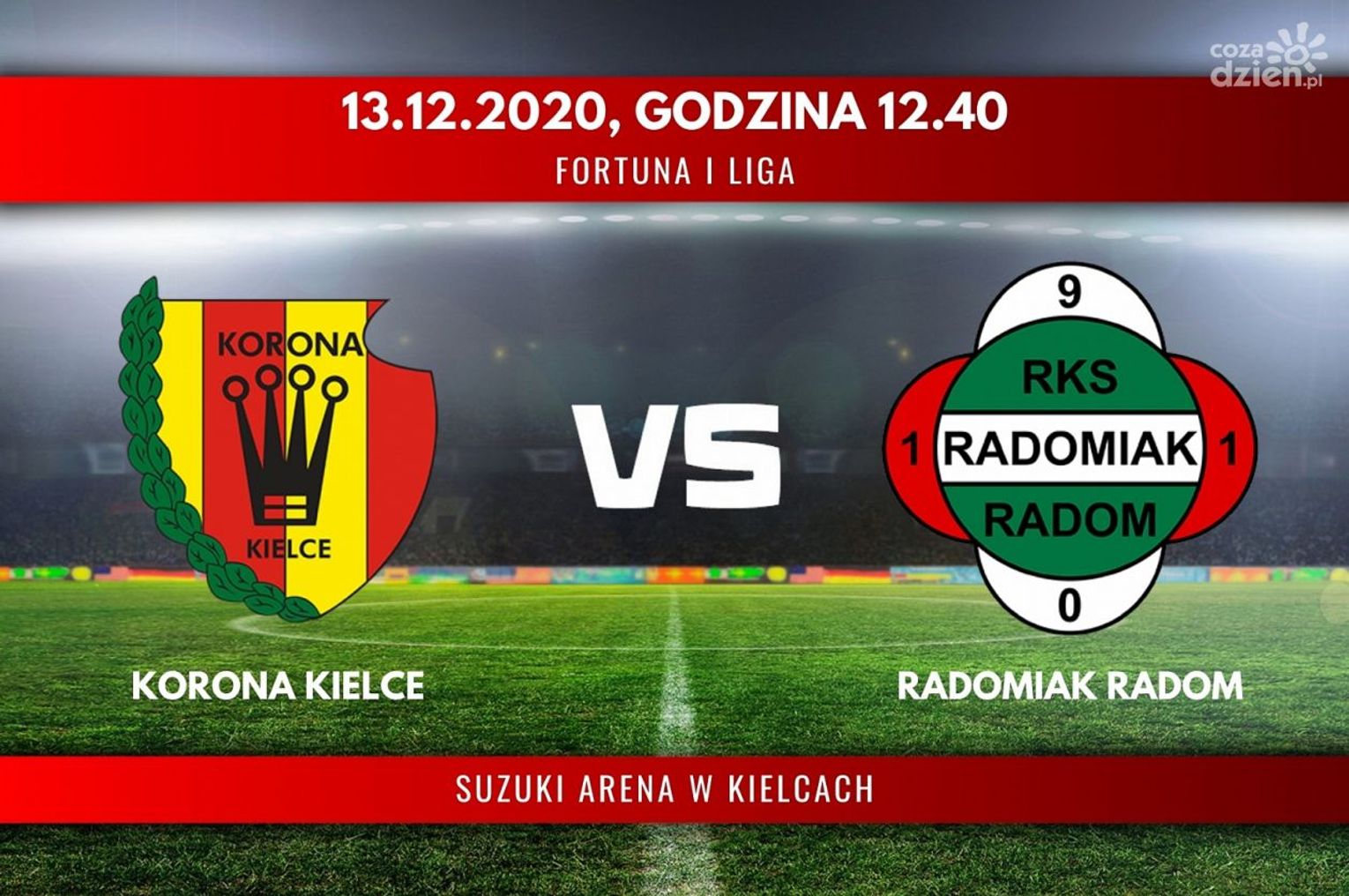 Korona Kielce - Radomiak Radom (relacja live)