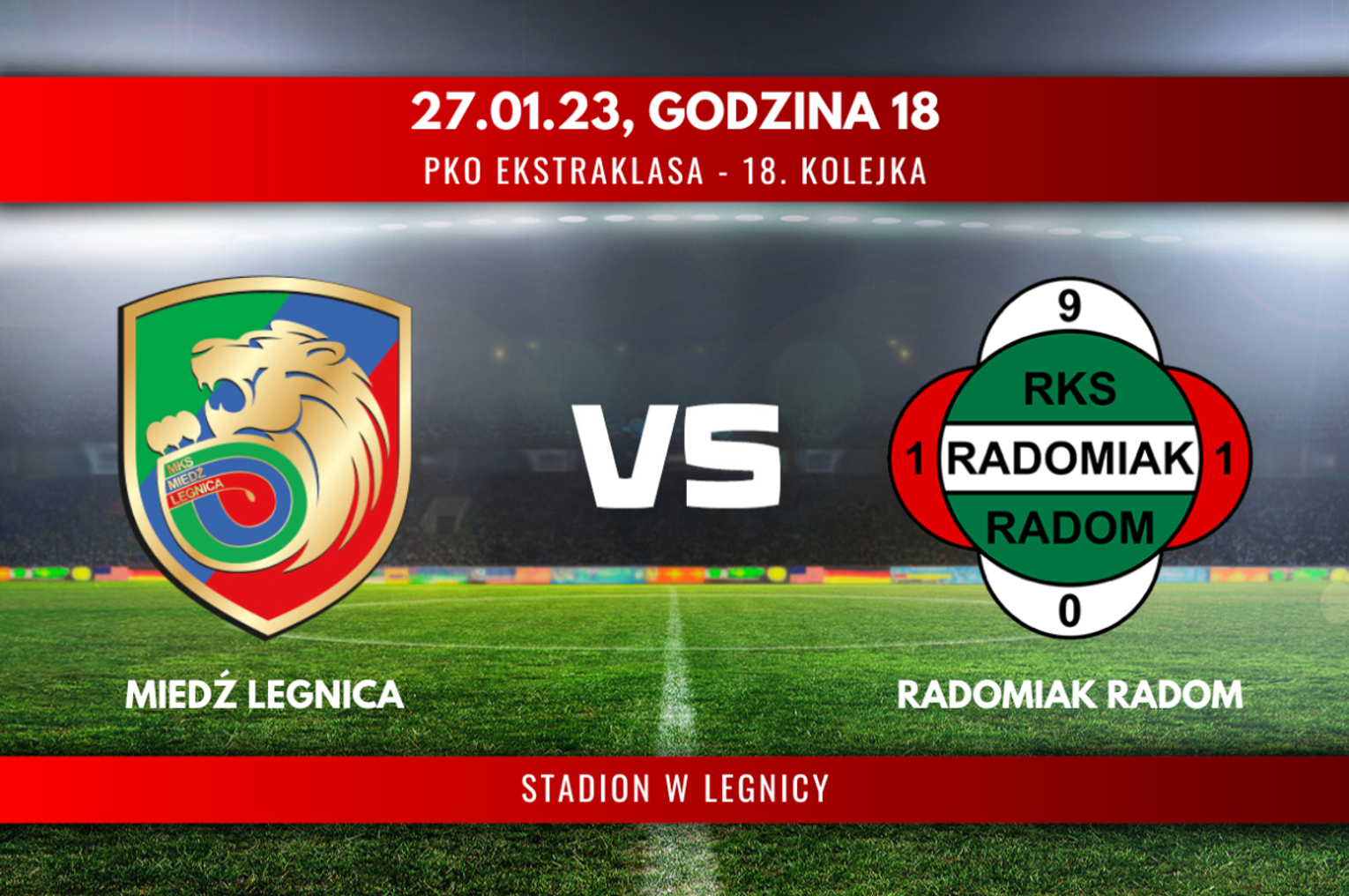 Miedź Legnica - Radomiak Radom (relacja LIVE) Miedź Legnica - Radomiak Radom (relacja LIVE)