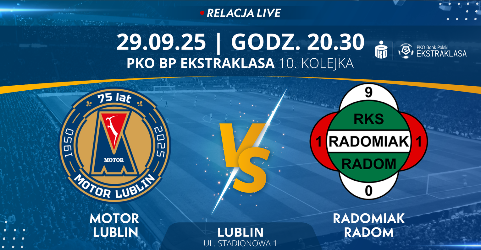 Motor Lublin - Radomiak Radom (relacja LIVE)