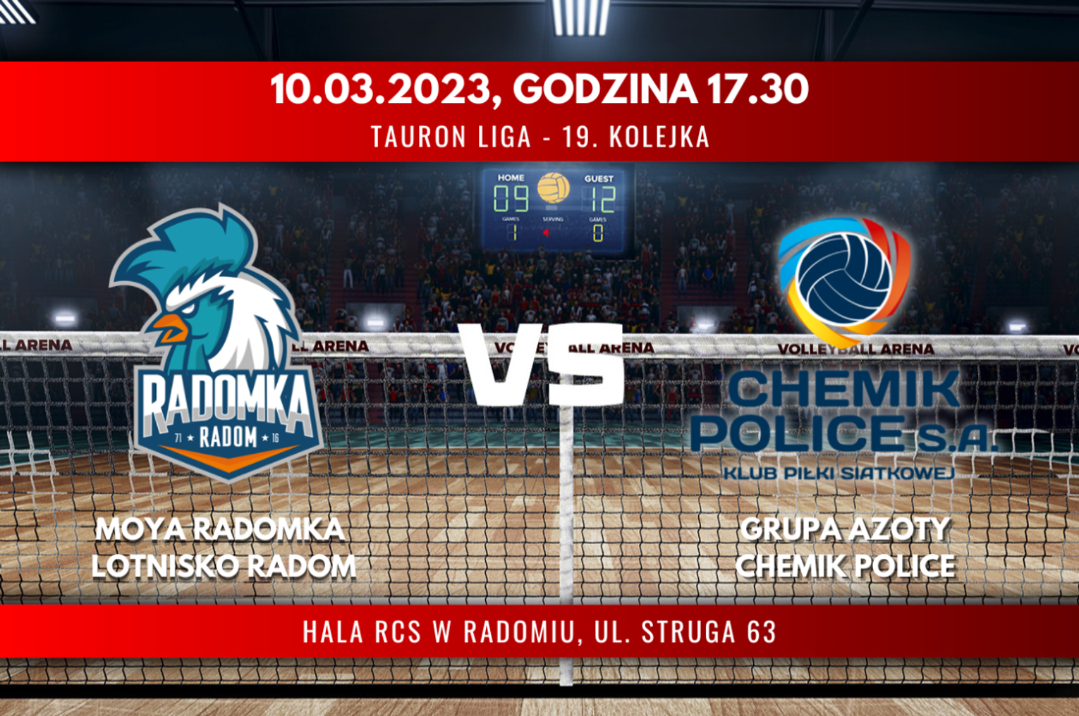 Moya Radomka Lotnisko Radom - Grupa Azoty Chemik Police (relacja LIVE) Moya Radomka Lotnisko Radom - Grupa Azoty Chemik Police (relacja LIVE)