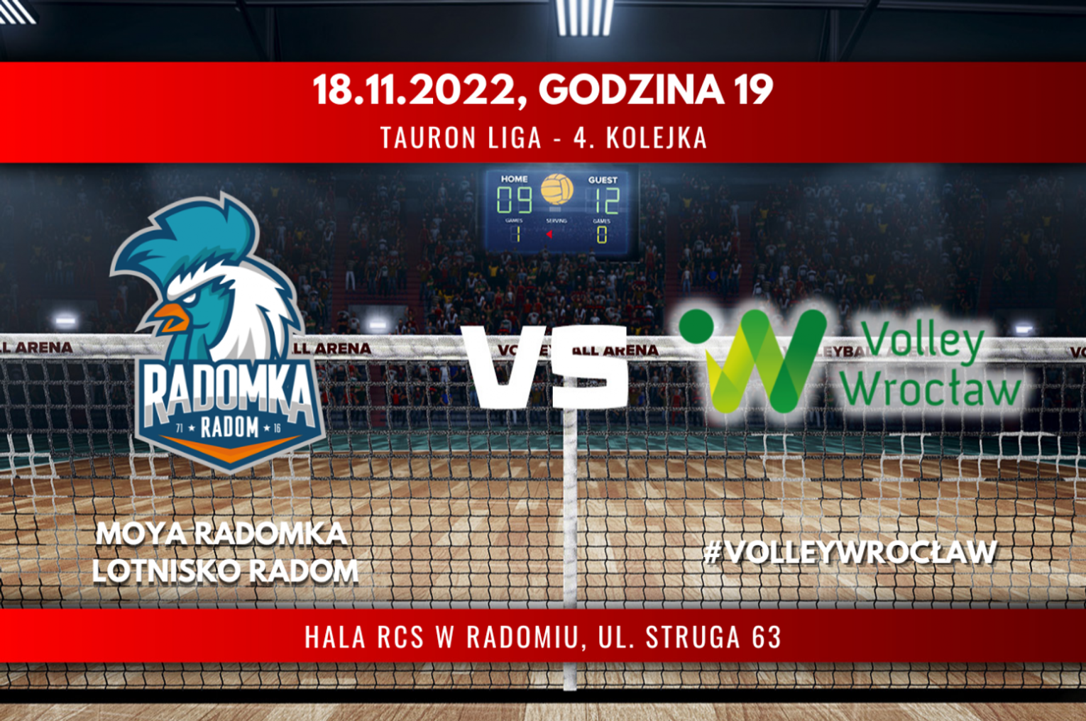 Moya Radomka Lotnisko Radom - #VolleyWrocław (relacja LIVE)