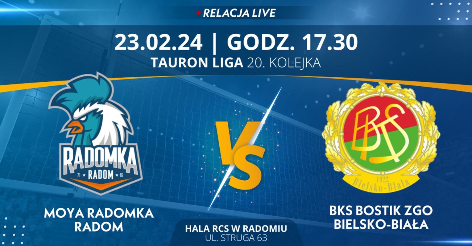 Moya Radomka Radom - BKS Bostik ZGO Bielsko-Biała (relacja LIVE)