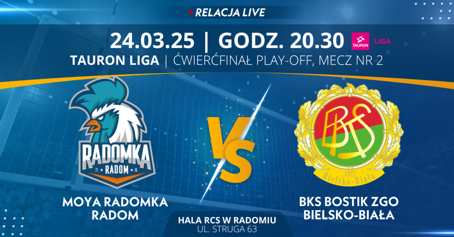 Moya Radomka Radom - BKS Bostik ZGO Bielsko-Biała (relacja LIVE) 