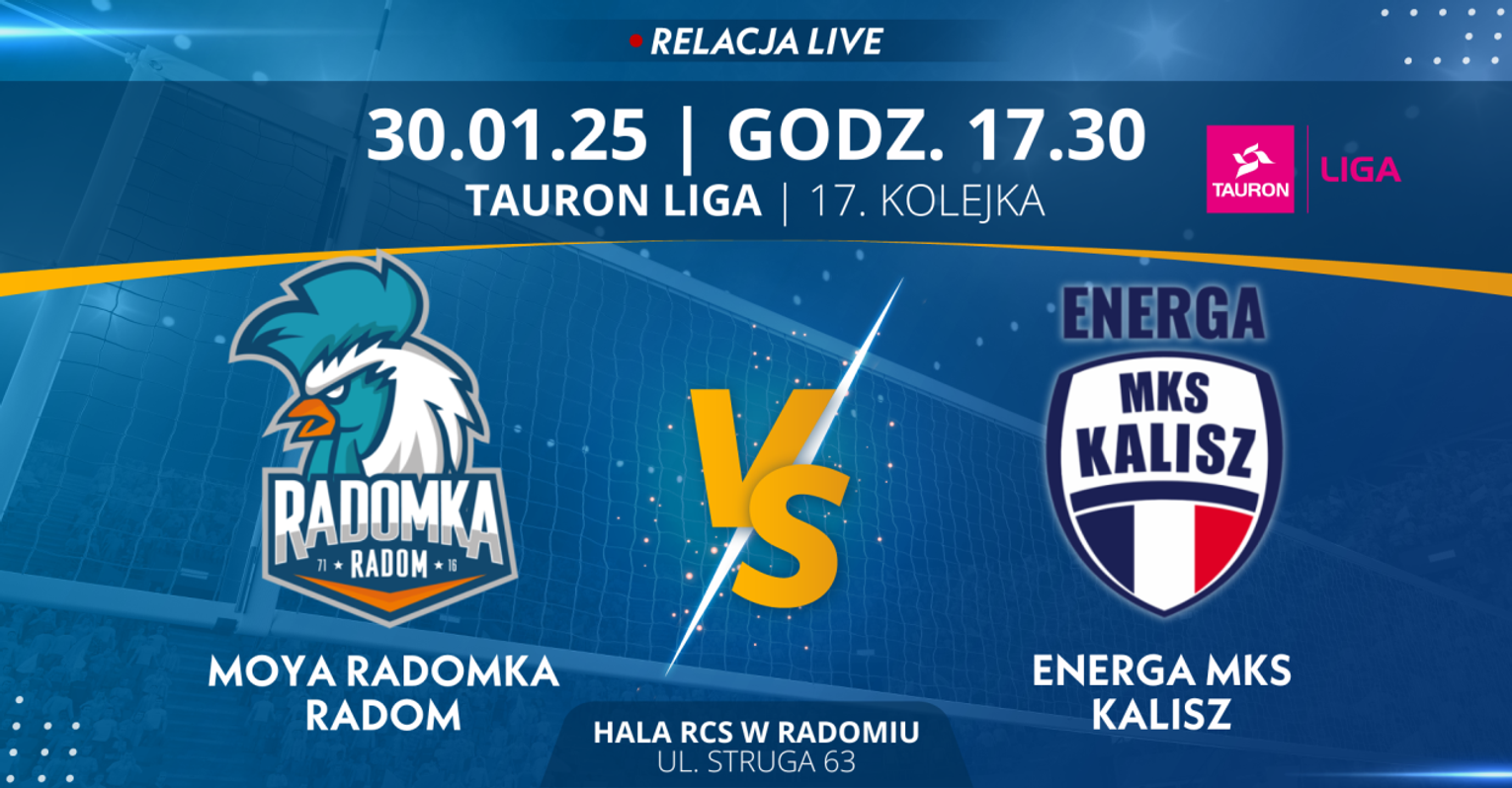 Moya Radomka Radom - Energa MKS Kalisz (relacja LIVE)