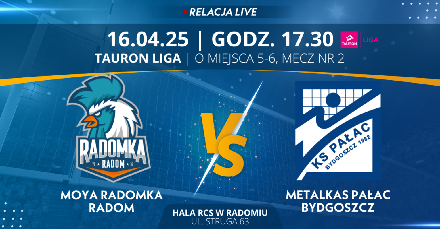 Moya Radomka Radom - Metalkas Pałac Bydgoszcz (relacja LIVE)