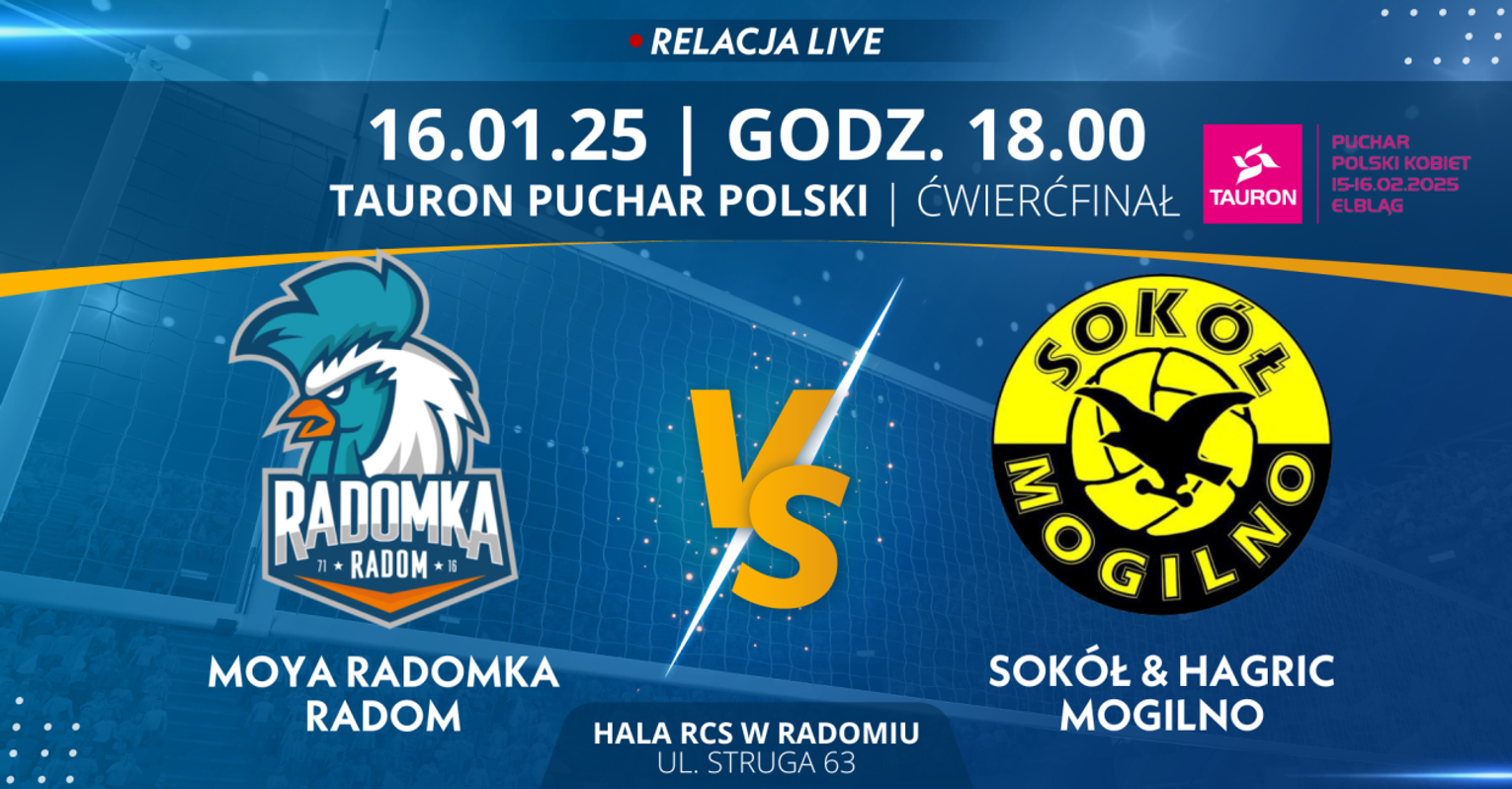 Moya Radomka Radom - Sokół & Hagric Mogilno (relacja LIVE)