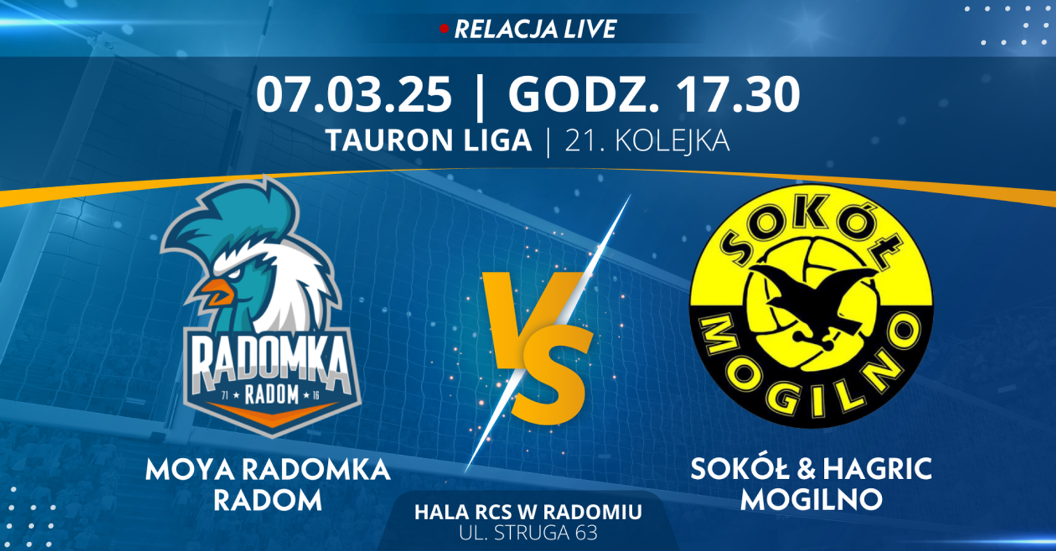 Moya Radomka Radom - Sokół & Hagric Mogilno (relacja LIVE)