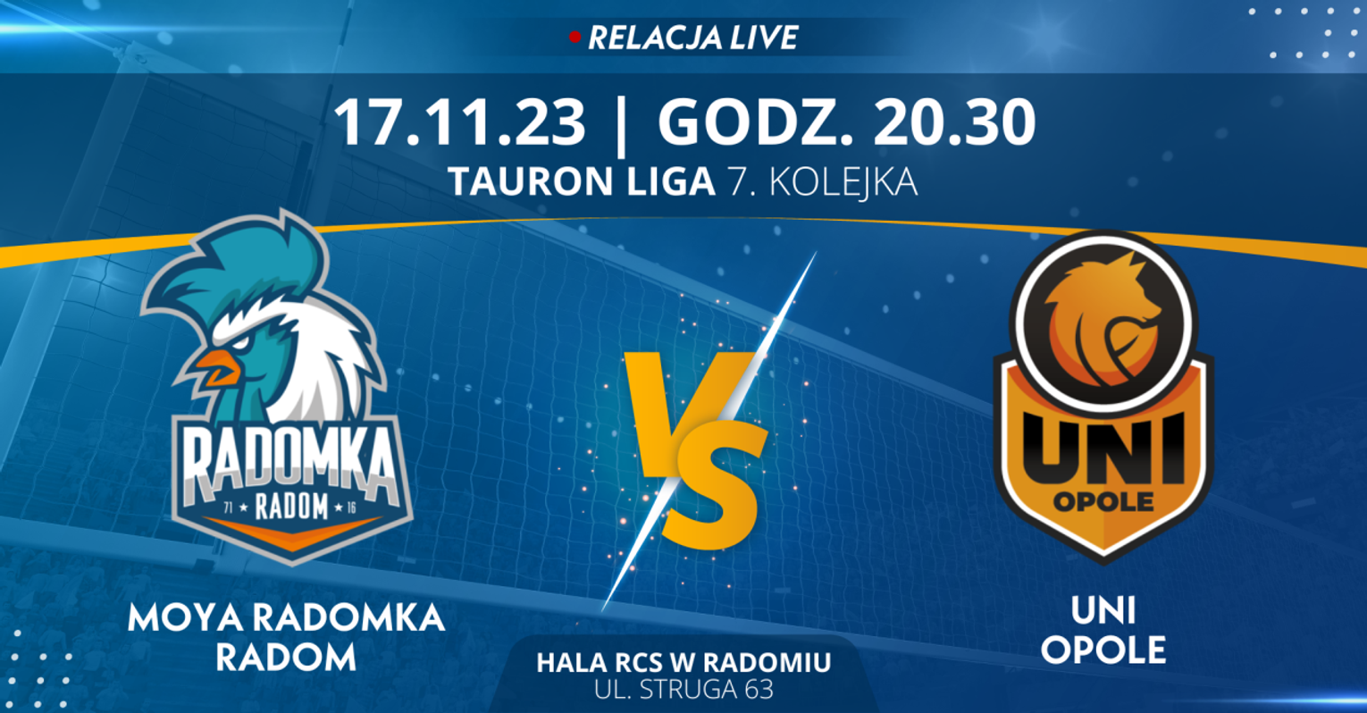 Moya Radomka Radom - Uni Opole (relacja LIVE)