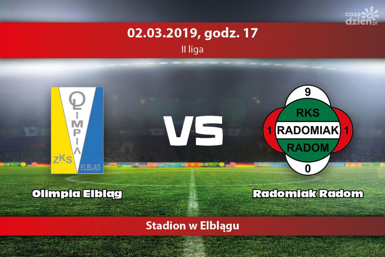 Olimpia Elbląg - Radomiak Radom (relacja LIVE) Olimpia Elbląg - Radomiak Radom (relacja LIVE)