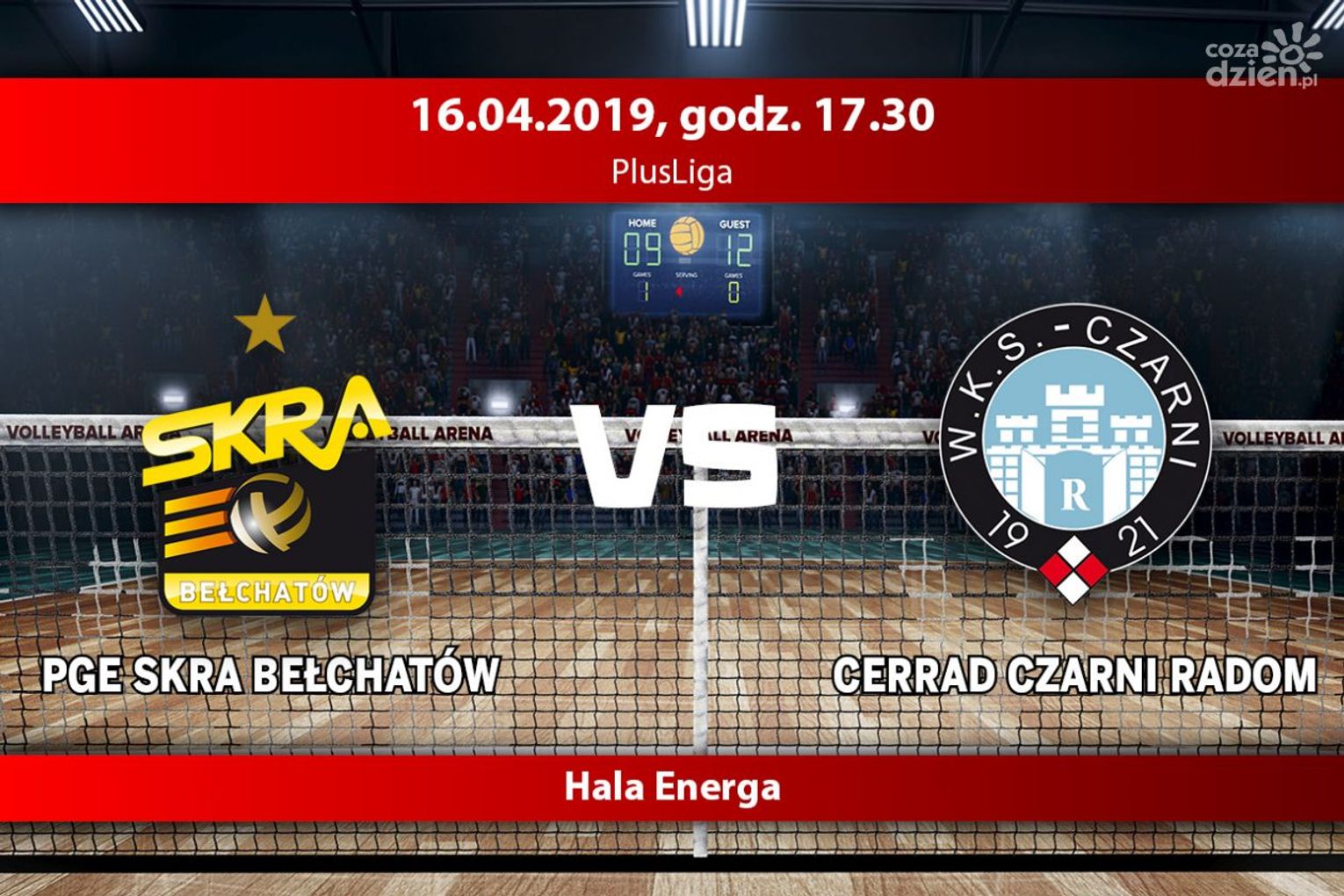 PGE Skra Bełchatów - Cerrad Czarni Radom (relacja LIVE)