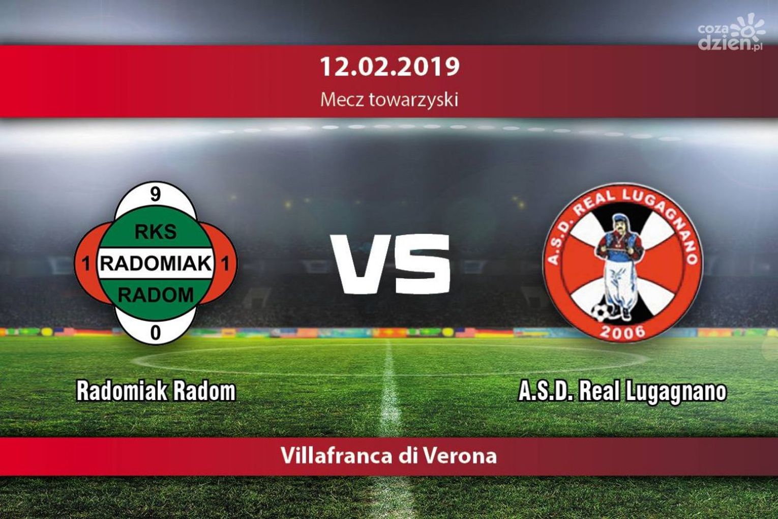 Radomiak Radom - ASD Real Lugagnano (relacja live) Radomiak Radom - ASD Real Lugagnano (relacja live)