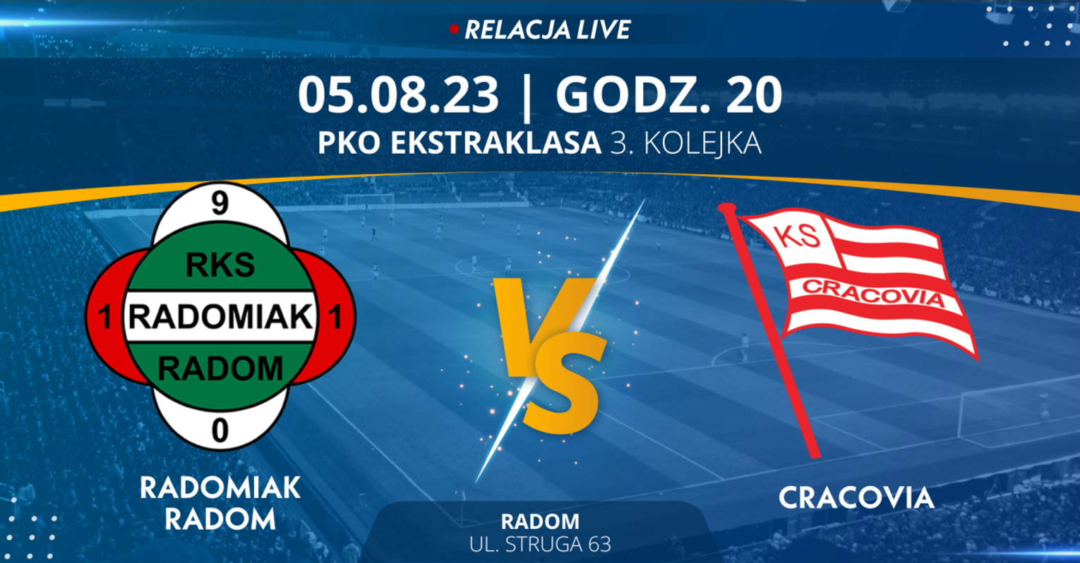 Radomiak Radom - Cracovia (relacja LIVE)