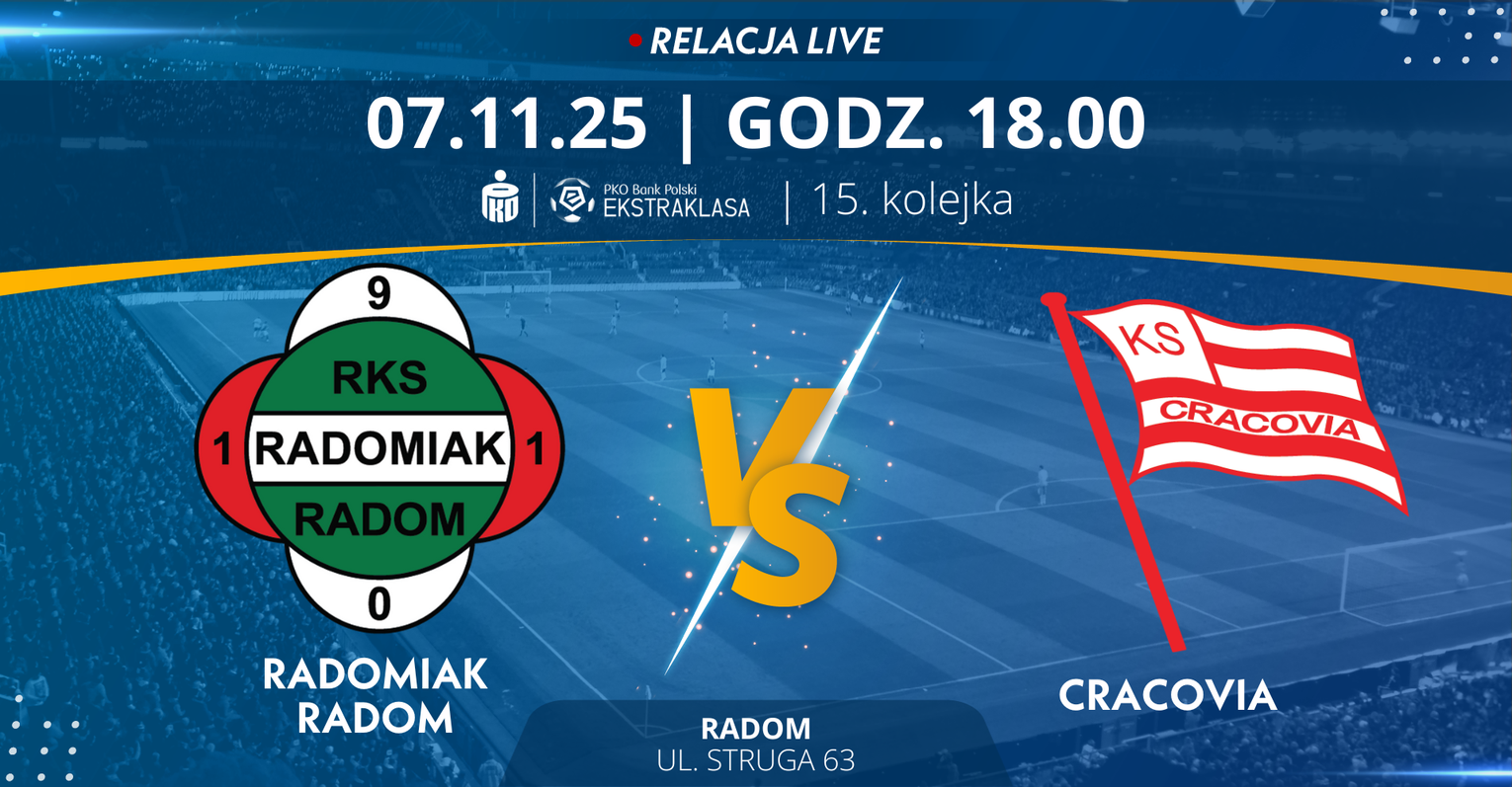 Radomiak Radom - Cracovia (relacja LIVE)