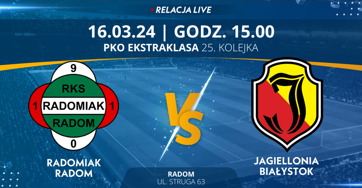 Radomiak Radom - Jagiellonia Białystok (relacja LIVE)