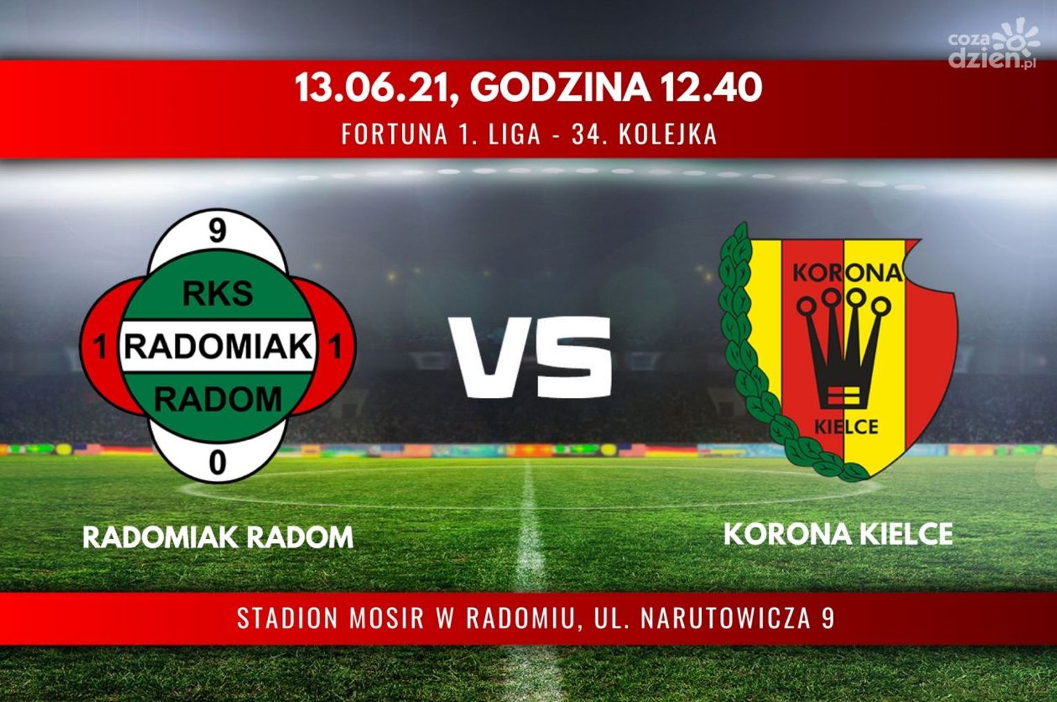 Radomiak Radom - Korona Kielce (relacja LIVE)