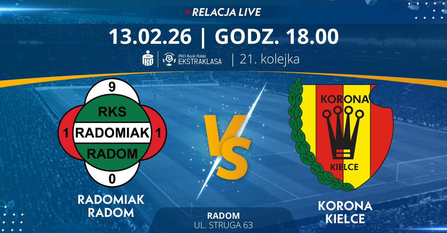 Radomiak Radom - Korona Kielce (relacja LIVE)