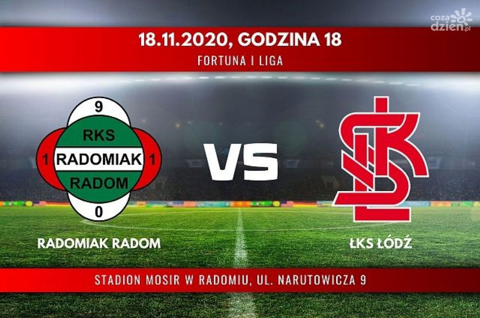 Radomiak Radom - ŁKS Łódź (relacja live) Radomiak Radom - ŁKS Łódź (relacja live)