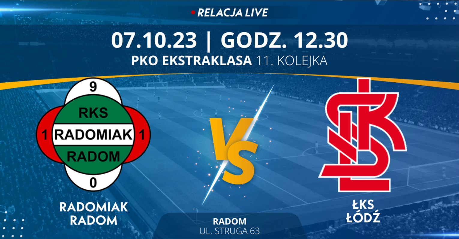 Radomiak Radom - ŁKS Łódź (relacja LIVE)