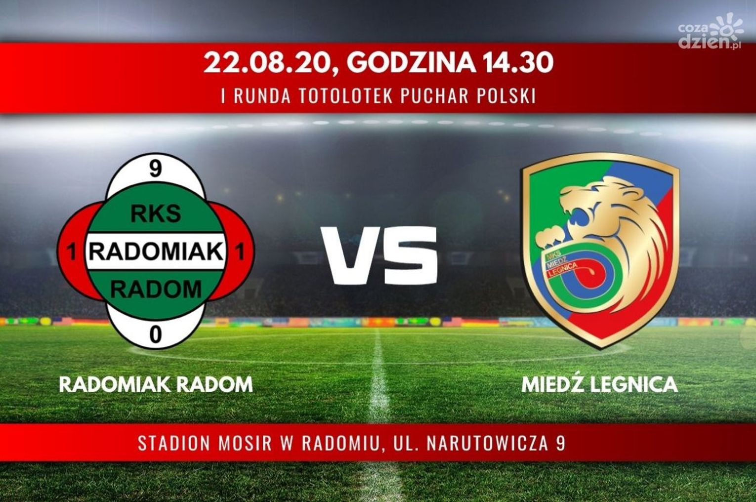 Radomiak Radom - Miedź Legnica (relacja LIVE) Radomiak Radom - Miedź Legnica (relacja LIVE)
