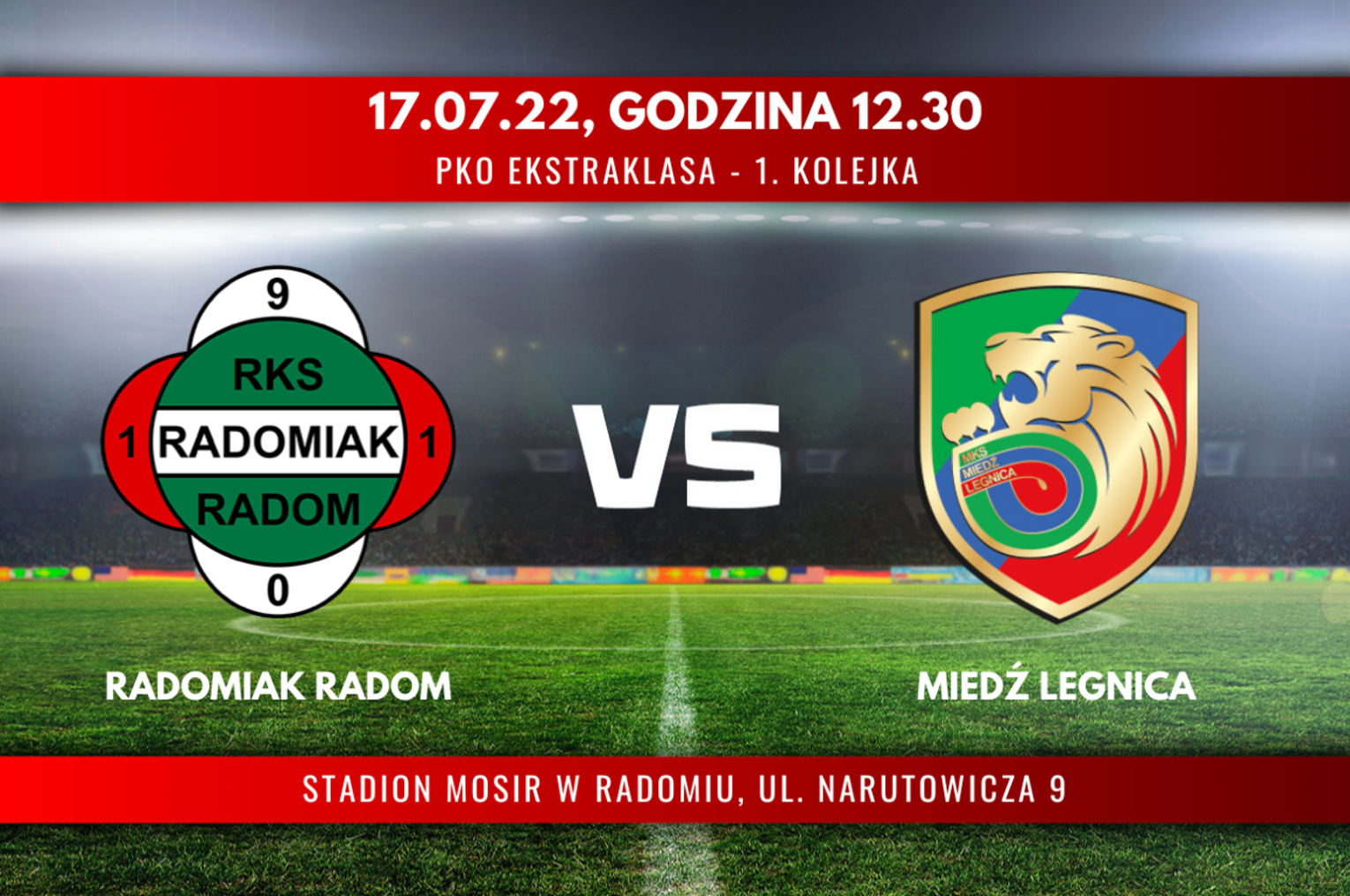 Radomiak Radom - Miedź Legnica (relacja LIVE)