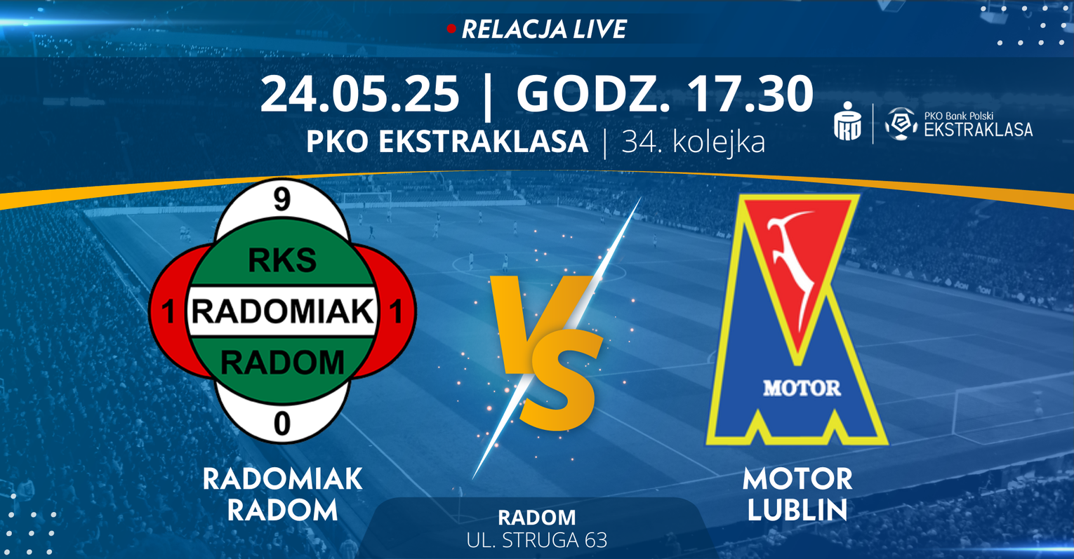 Radomiak Radom - Motor Lublin (relacja LIVE)